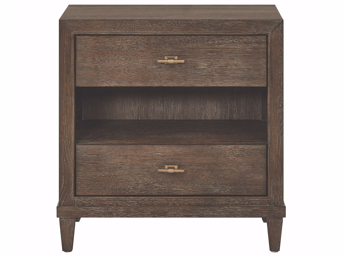 Universal Furniture Montclair Cocoa Nightstand — 2 Drawer — Montclair Collection