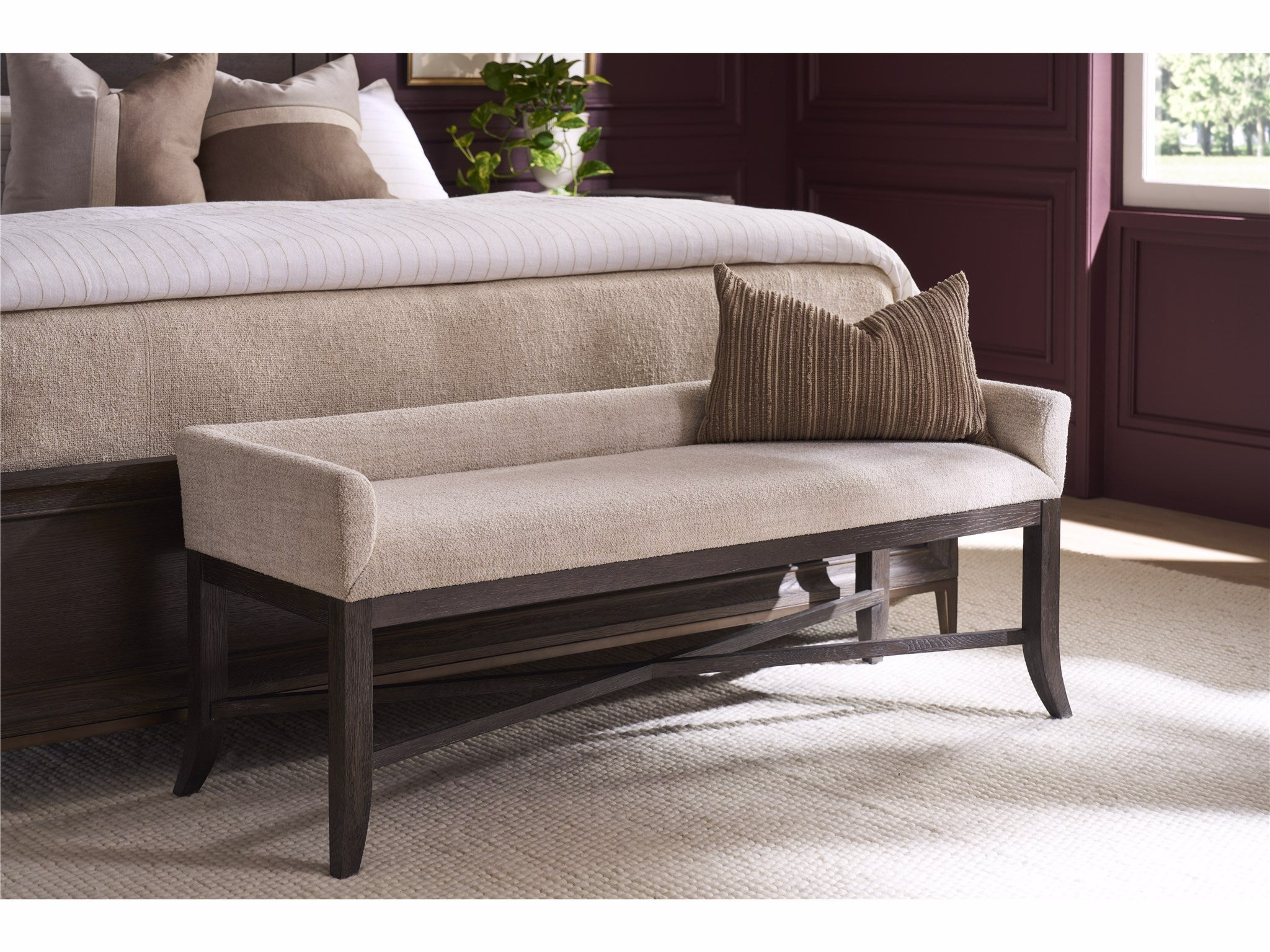 Universal Furniture Cocoa Bench — Montclair Collection