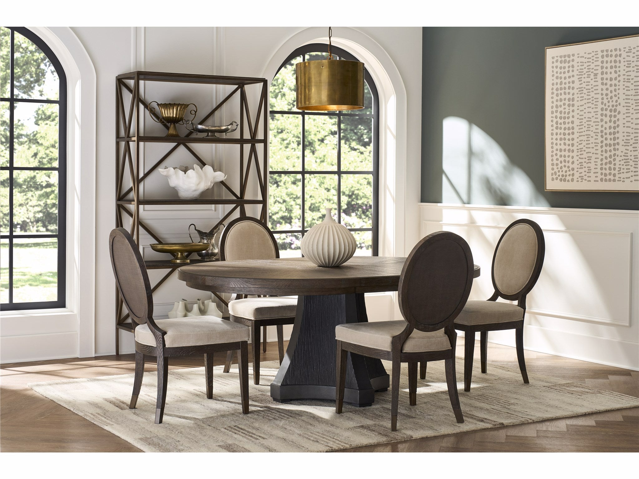 Universal Furniture Cinder Dining Table — Montclair Collection