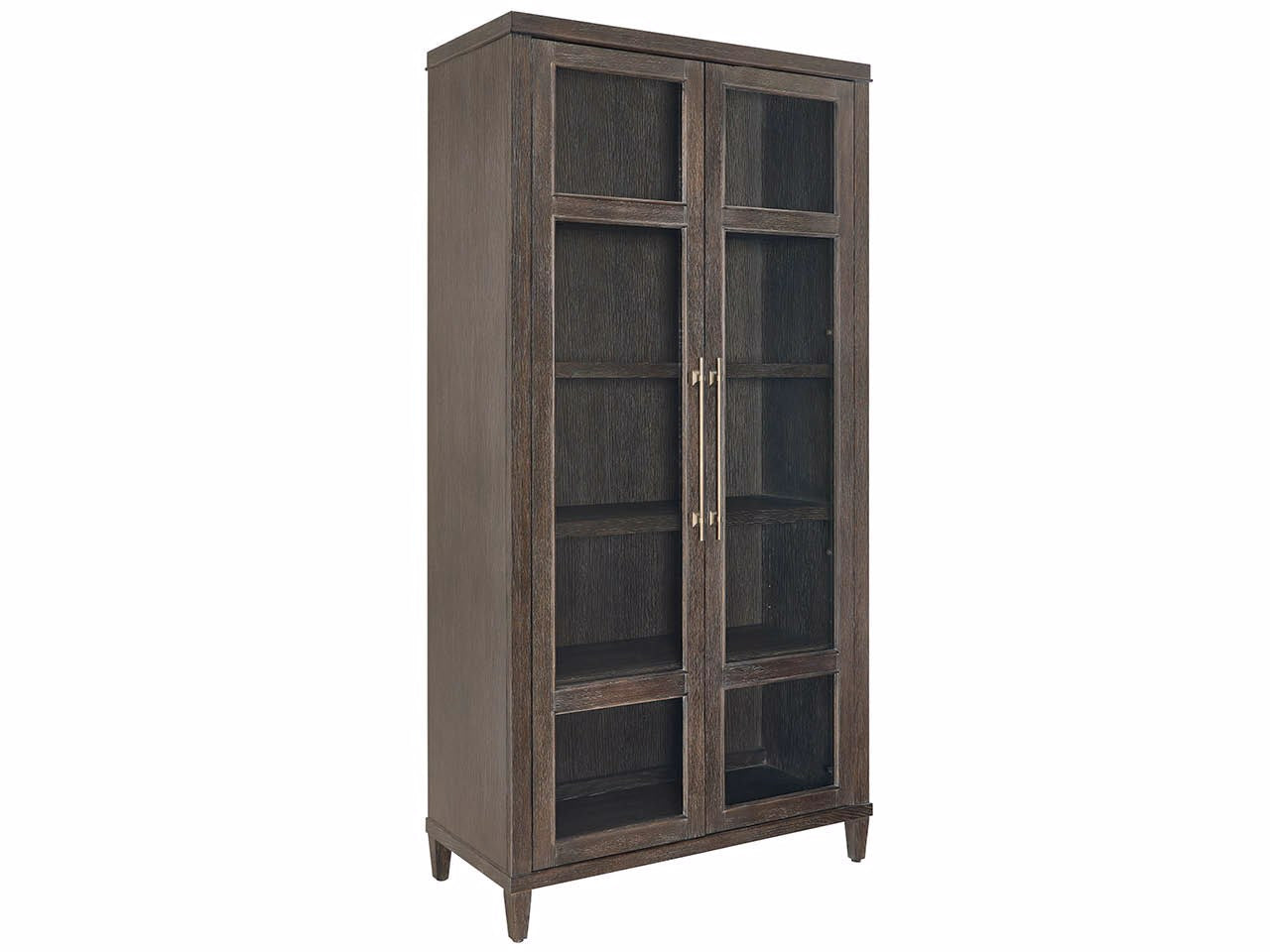 Universal Furniture Montclair Cocoa Cabinet — Glass Doors — Montclair Collection
