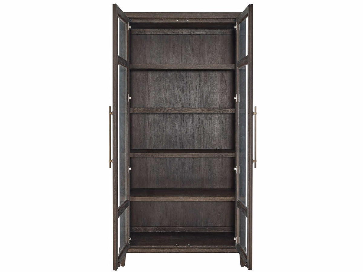Universal Furniture Montclair Cocoa Cabinet — Glass Doors — Montclair Collection