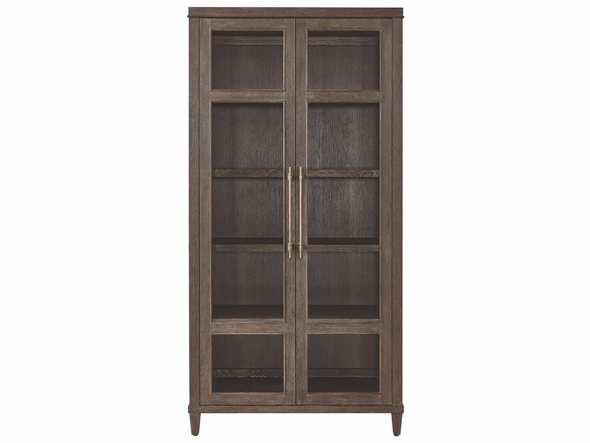 Universal Furniture Montclair Cocoa Cabinet — Glass Doors — Montclair Collection