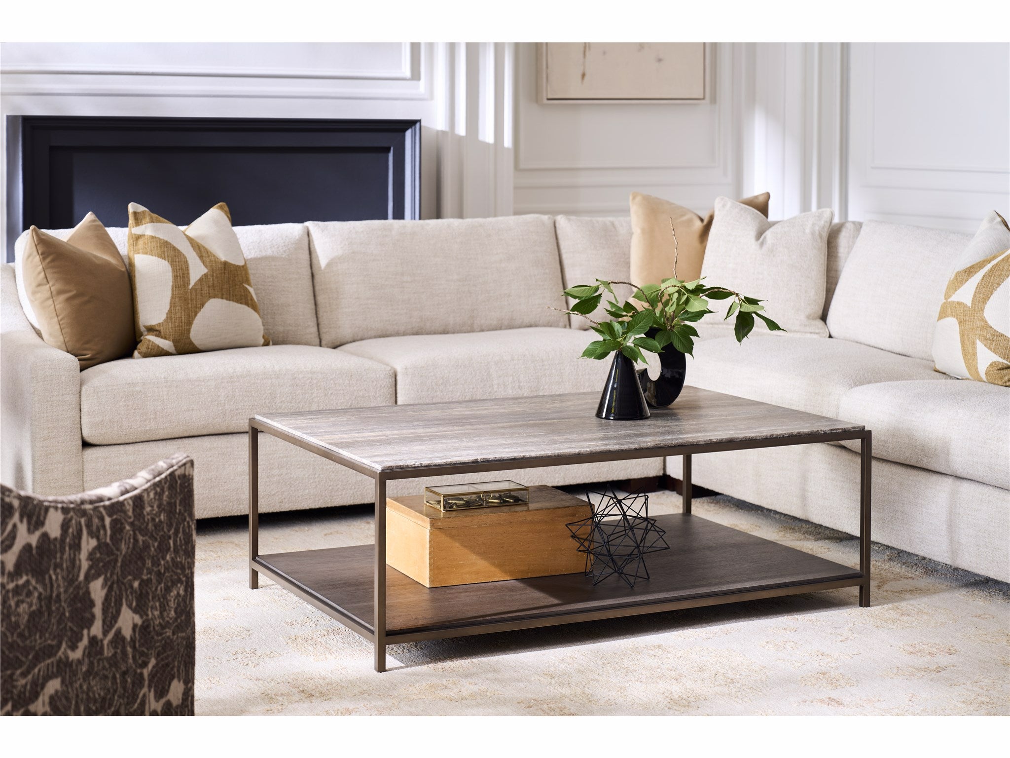 Universal Furniture Montclair Brindle Cocktail Table — 52" — Montclair Collection