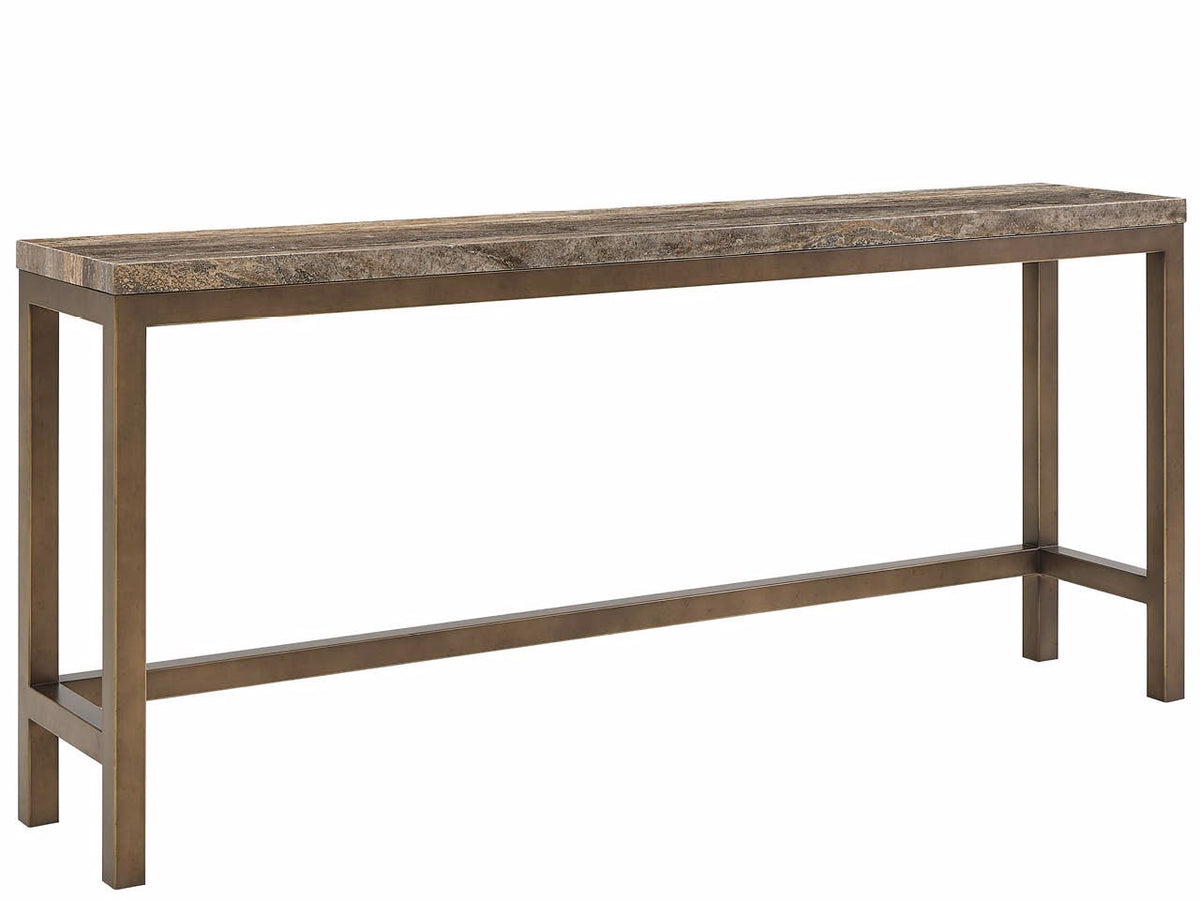 Universal Furniture Brindle Console with Stools — Montclair Collection