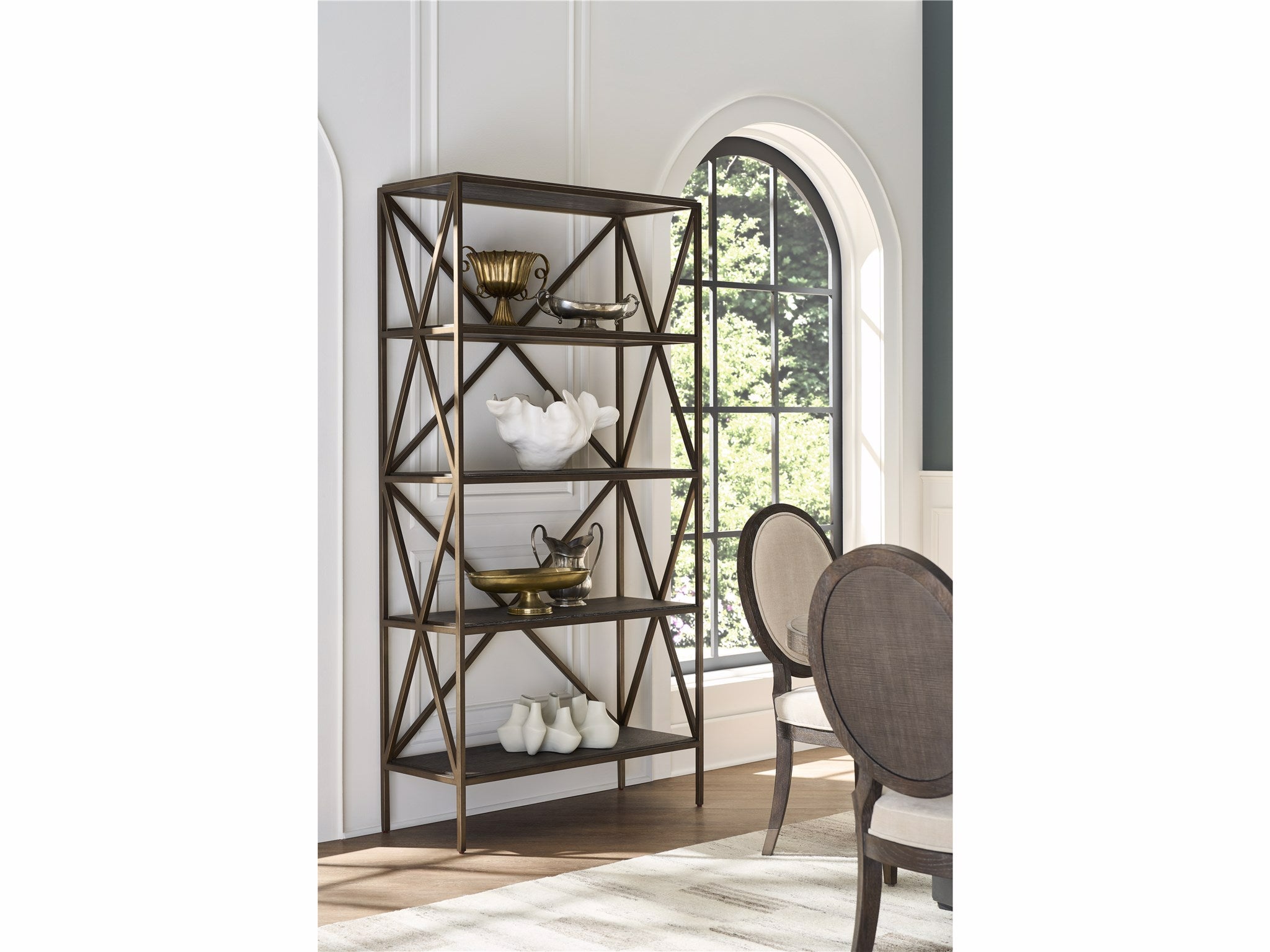 Universal Furniture Cocoa Etagere — Montclair Collection