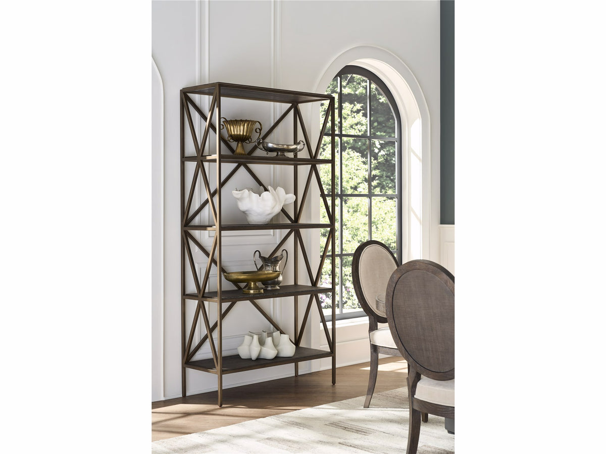 Universal Furniture Cocoa Etagere — Montclair Collection