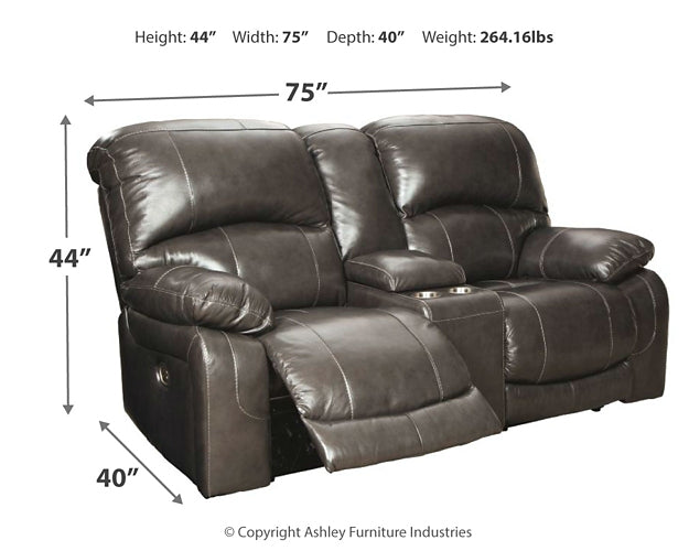 Hallstrung Power Reclining Loveseat and Power Recliner