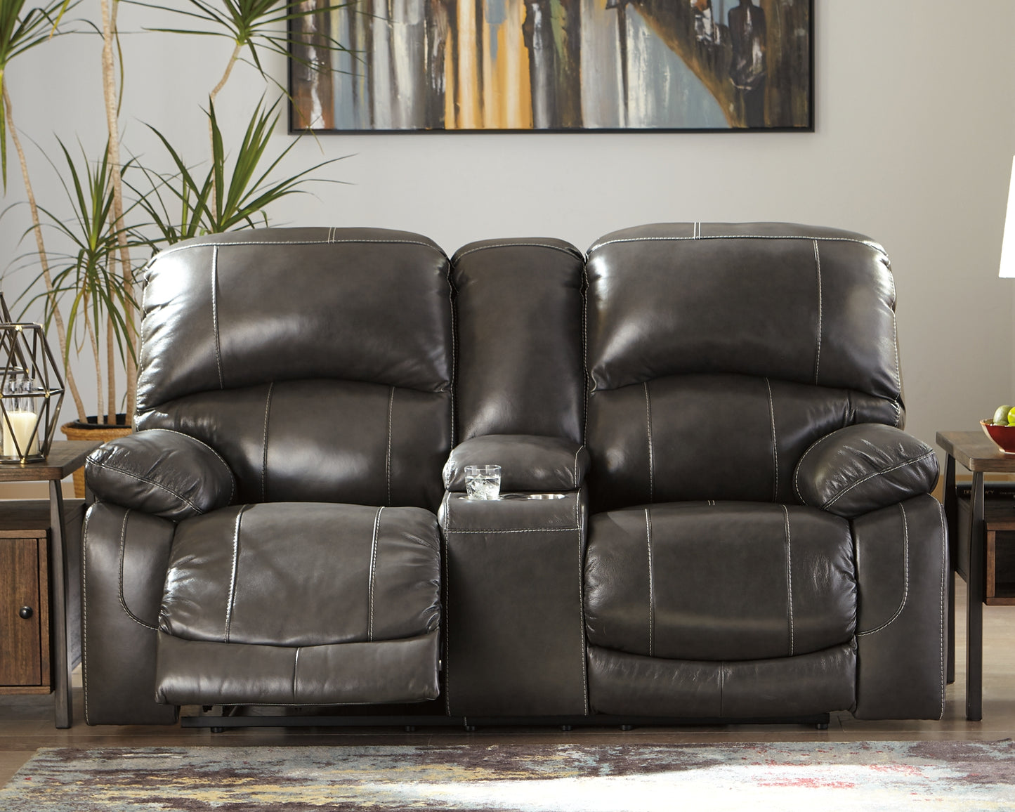 Hallstrung Power Reclining Loveseat and Power Recliner