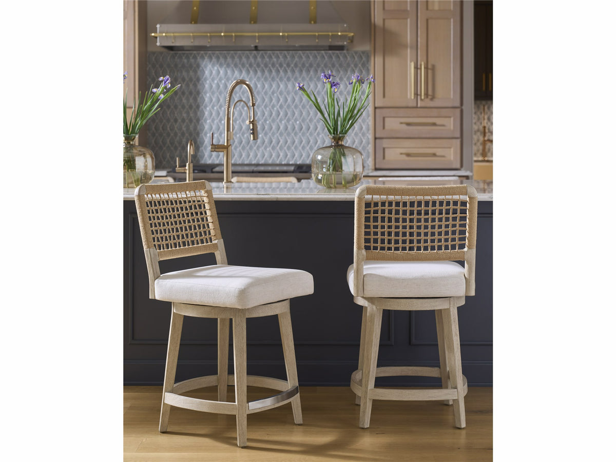 Universal Furniture Dockside Swivel Counter Stool — Oasis Collection