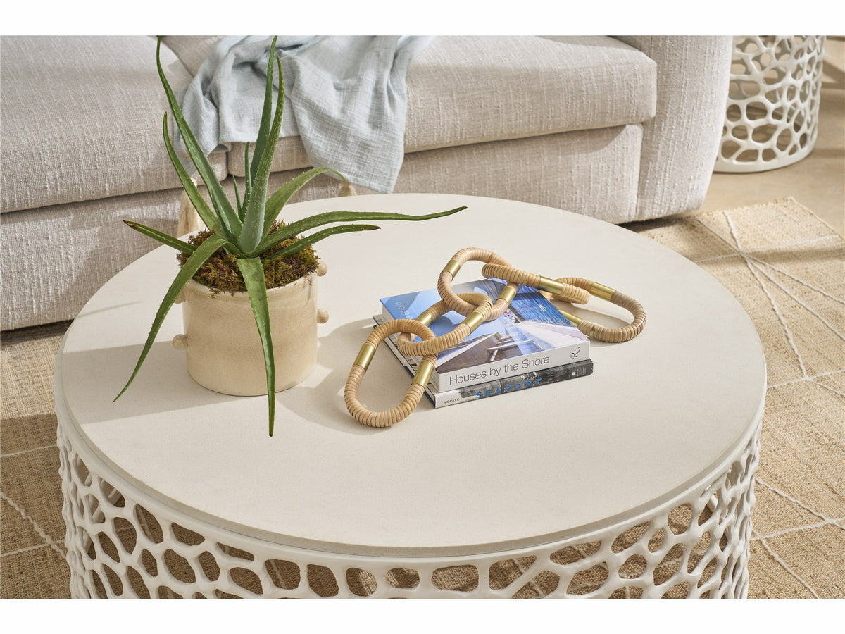Universal Furniture Oasis Coral Cocktail Table — White — Oasis Collection