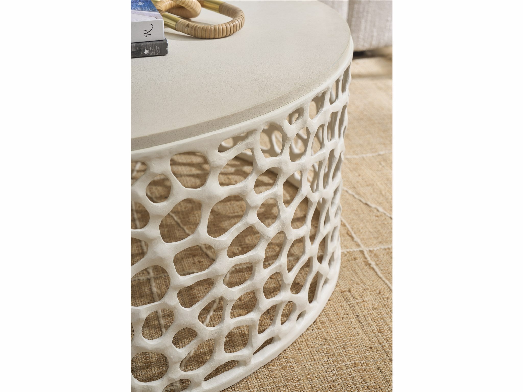 Universal Furniture Oasis Coral Cocktail Table — White — Oasis Collection