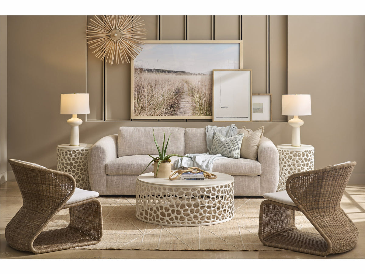 Universal Furniture Oasis Coral Cocktail Table — White — Oasis Collection