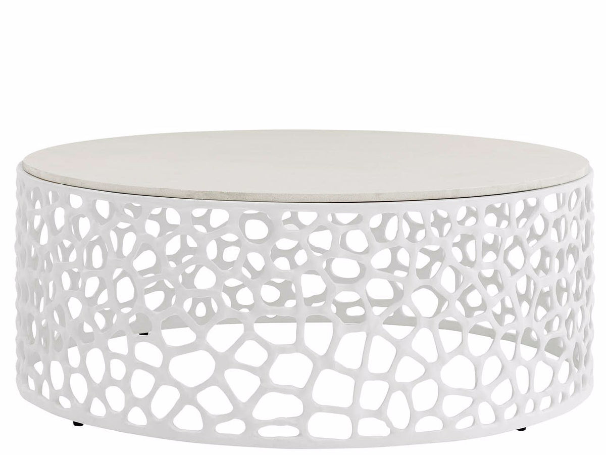 Universal Furniture Oasis Coral Cocktail Table — White — Oasis Collection