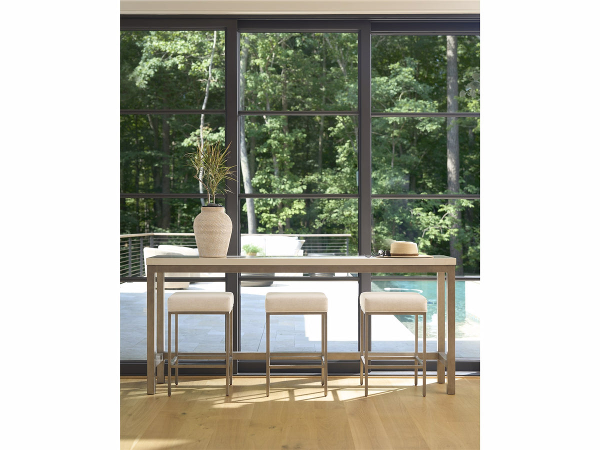 Universal Furniture Oasis Console with Stools — Oasis Collection