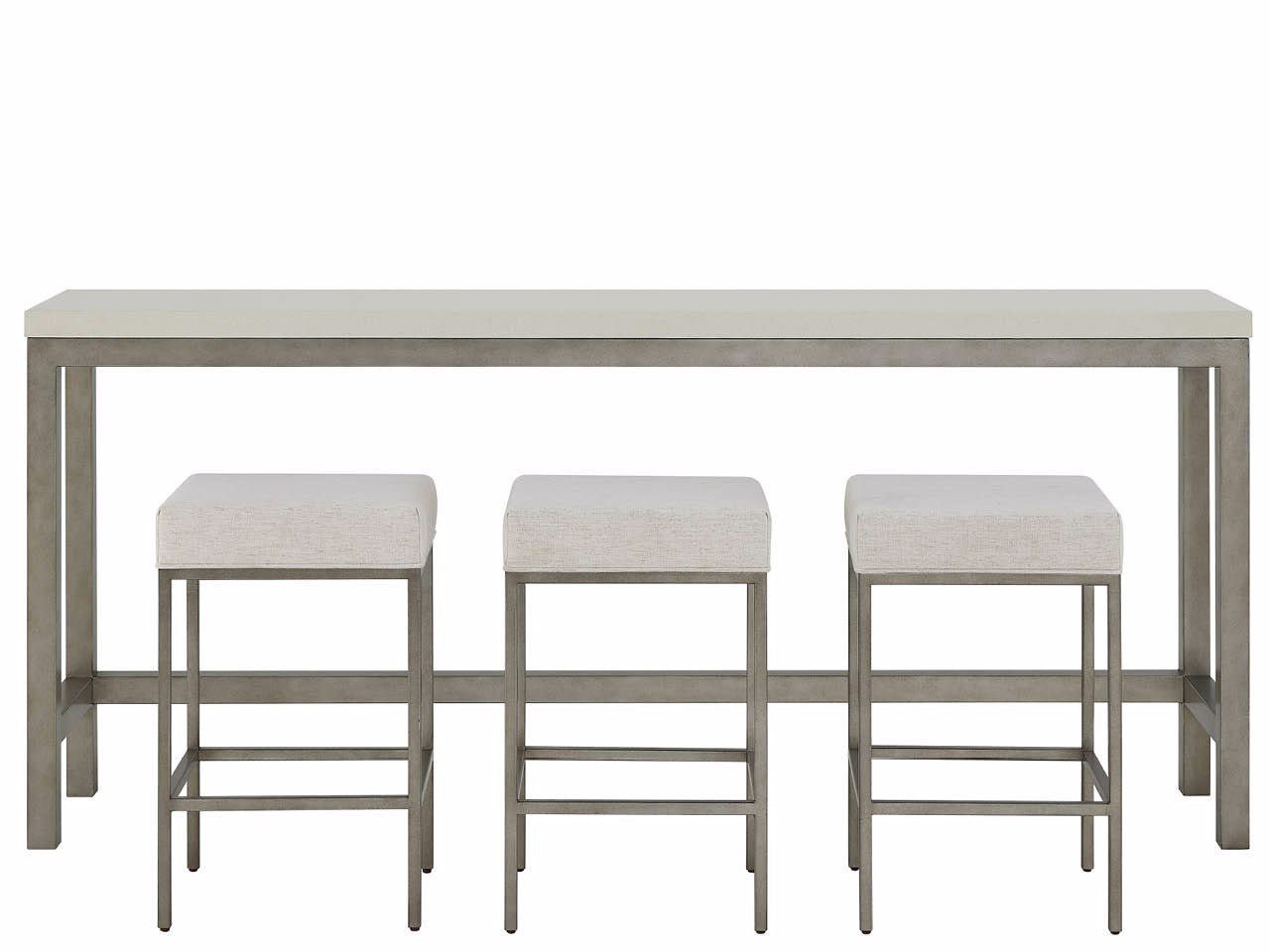 Universal Furniture Oasis Console with Stools — Oasis Collection