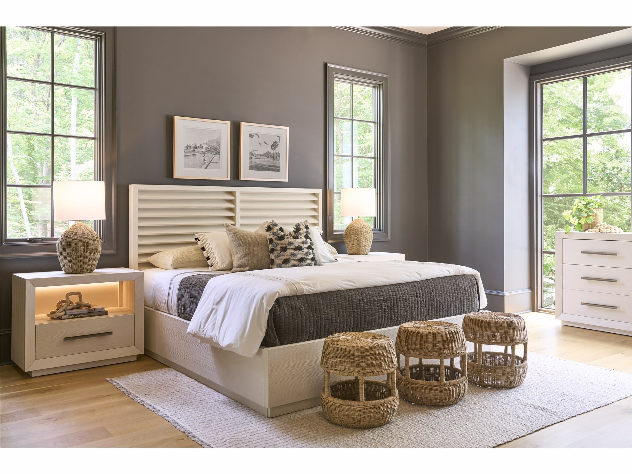 Universal Furniture Shoreline Panel Bed — Oasis Collection