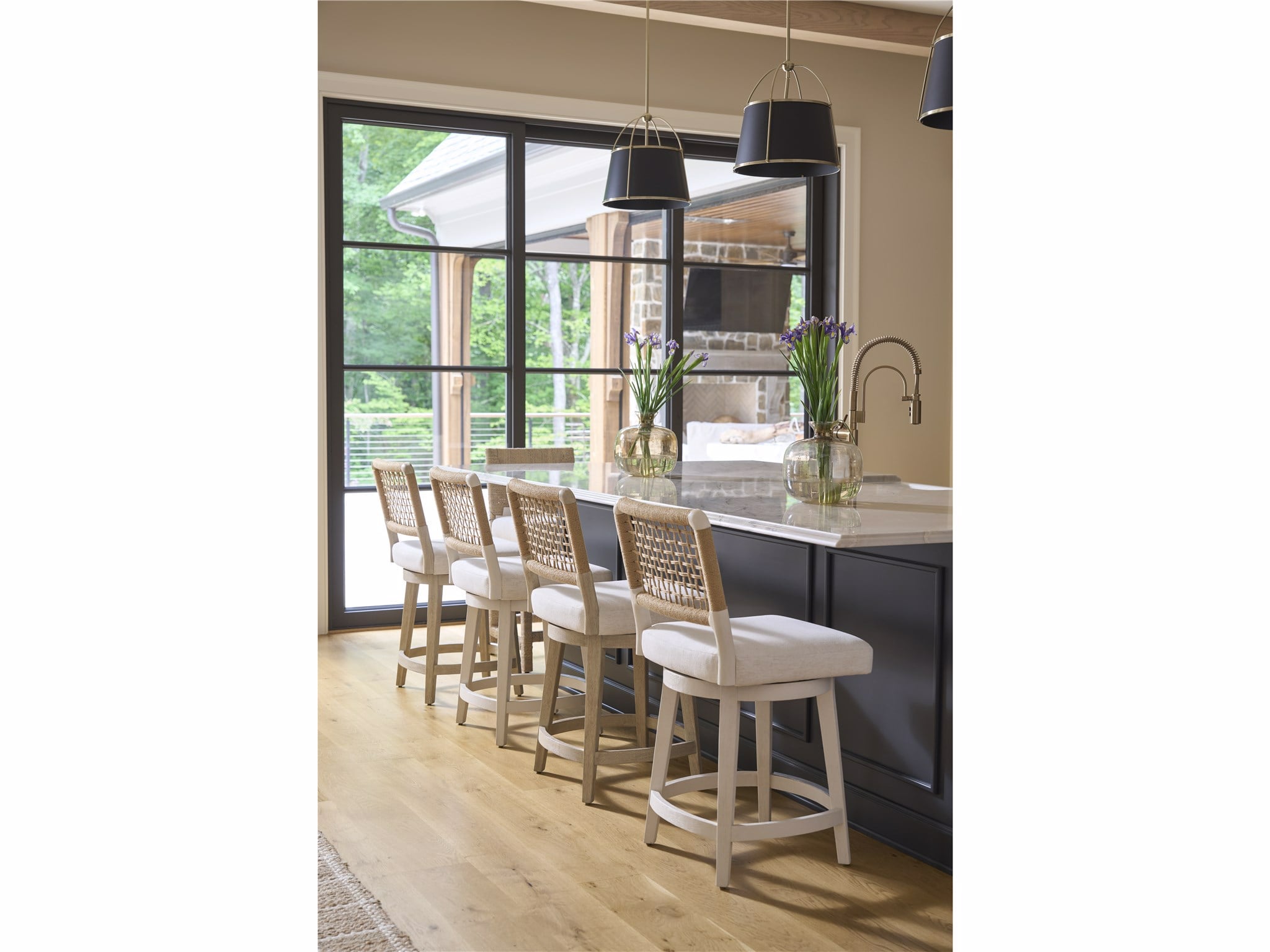 Universal Furniture Shoreline Swivel Counter Stool — Oasis Collection