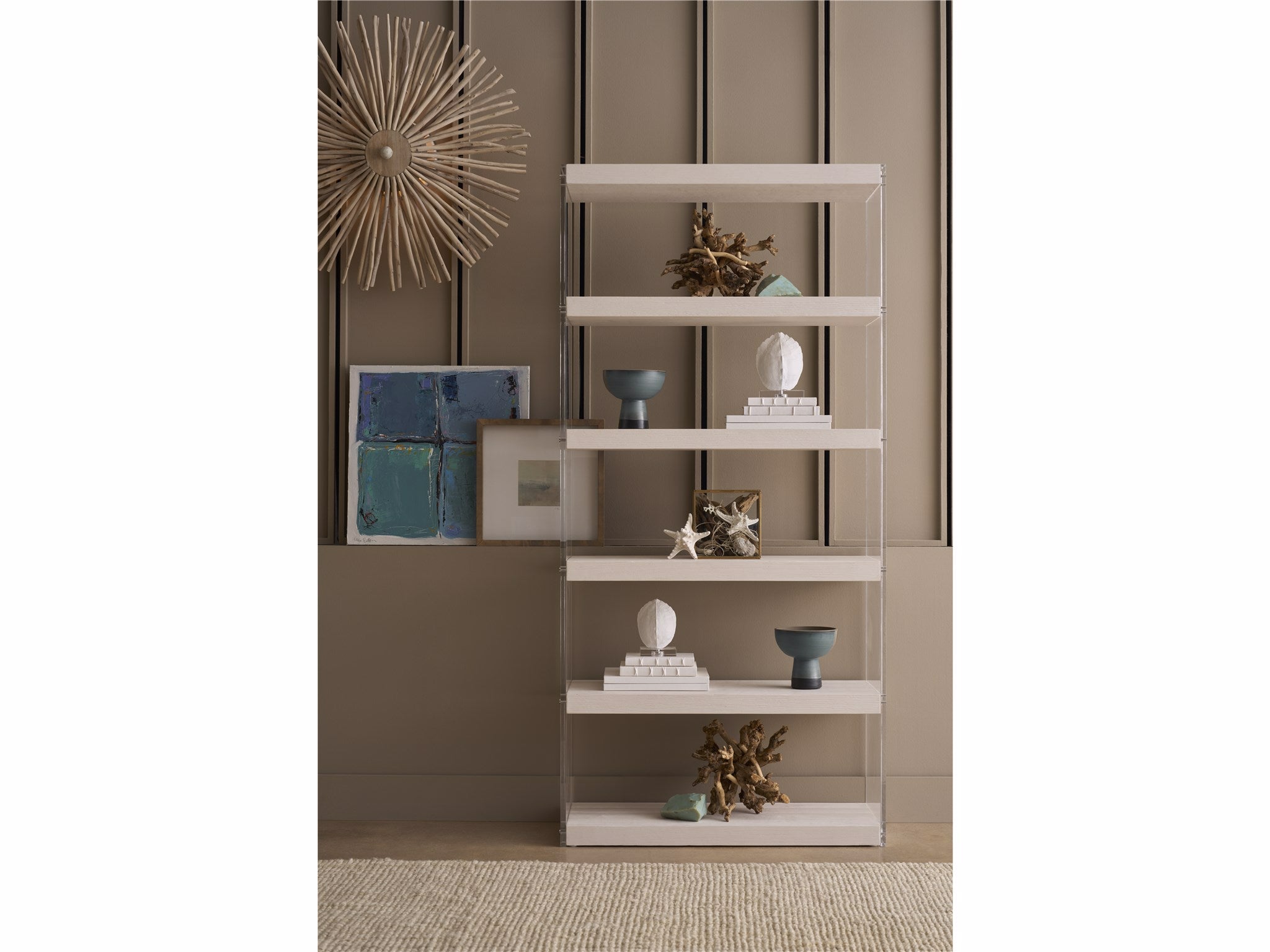 Universal Furniture Shoreline Etagere — Oasis Collection