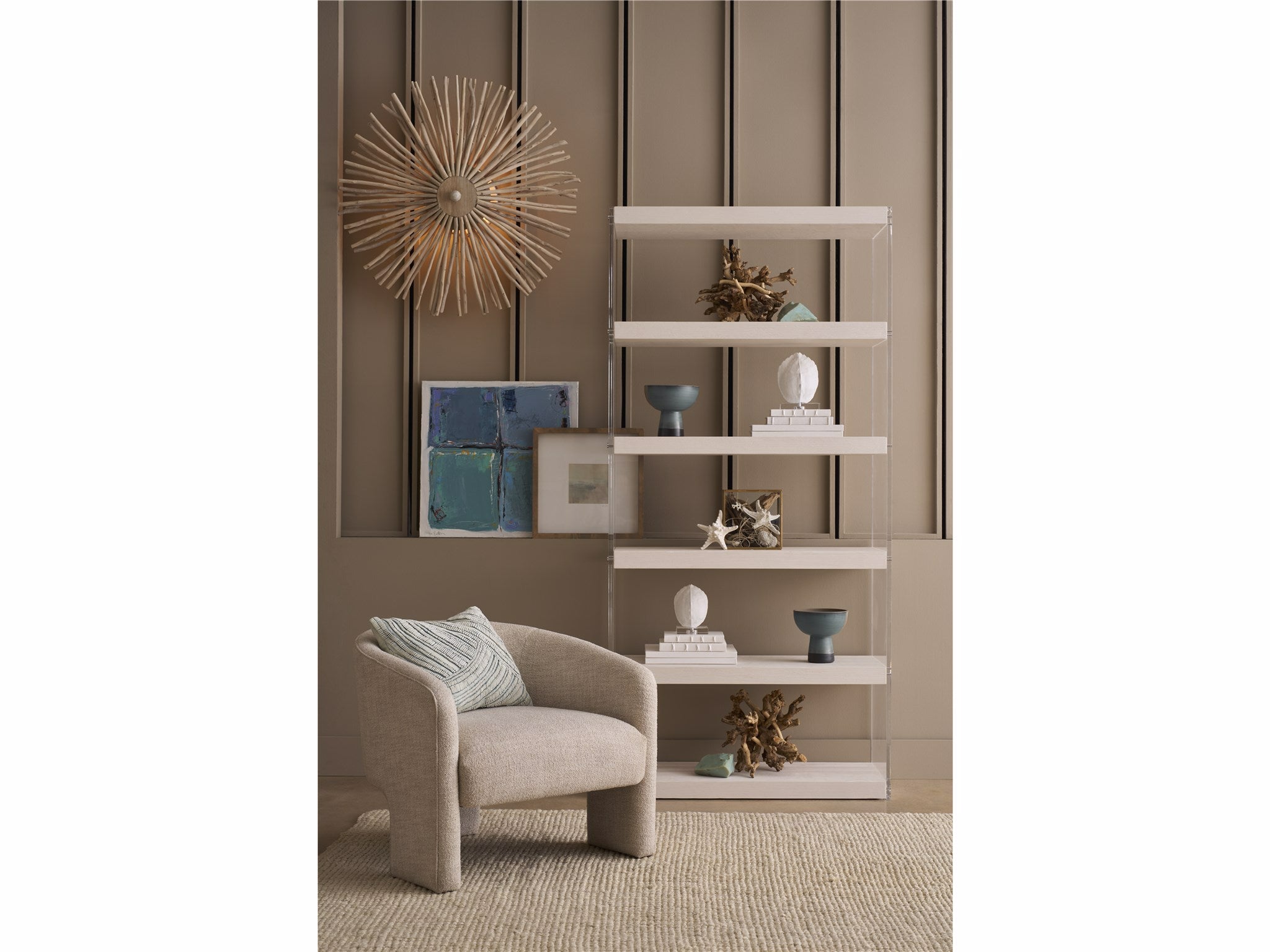 Universal Furniture Shoreline Etagere — Oasis Collection