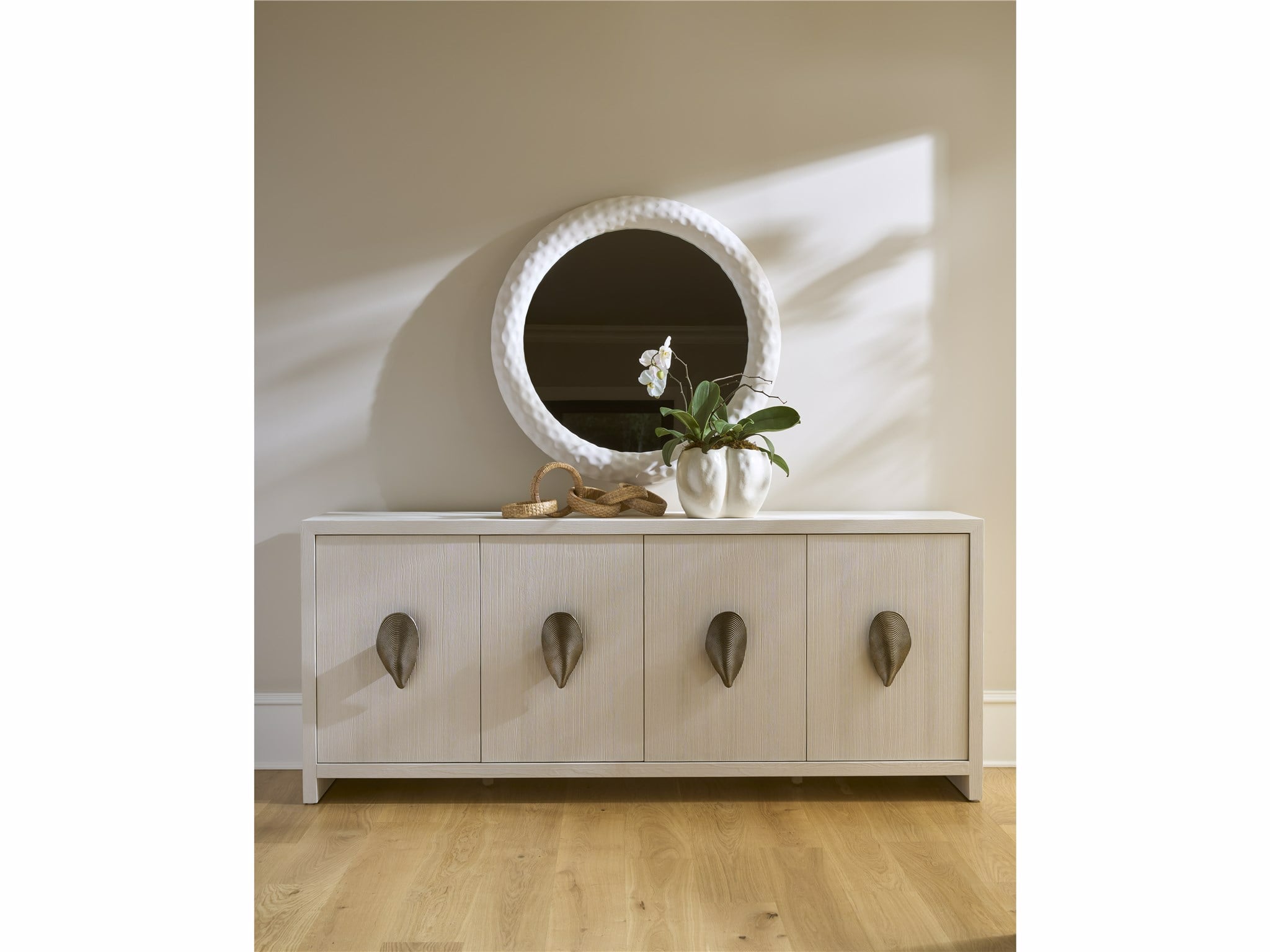 Universal Furniture White Coral Mirror — Oasis Collection