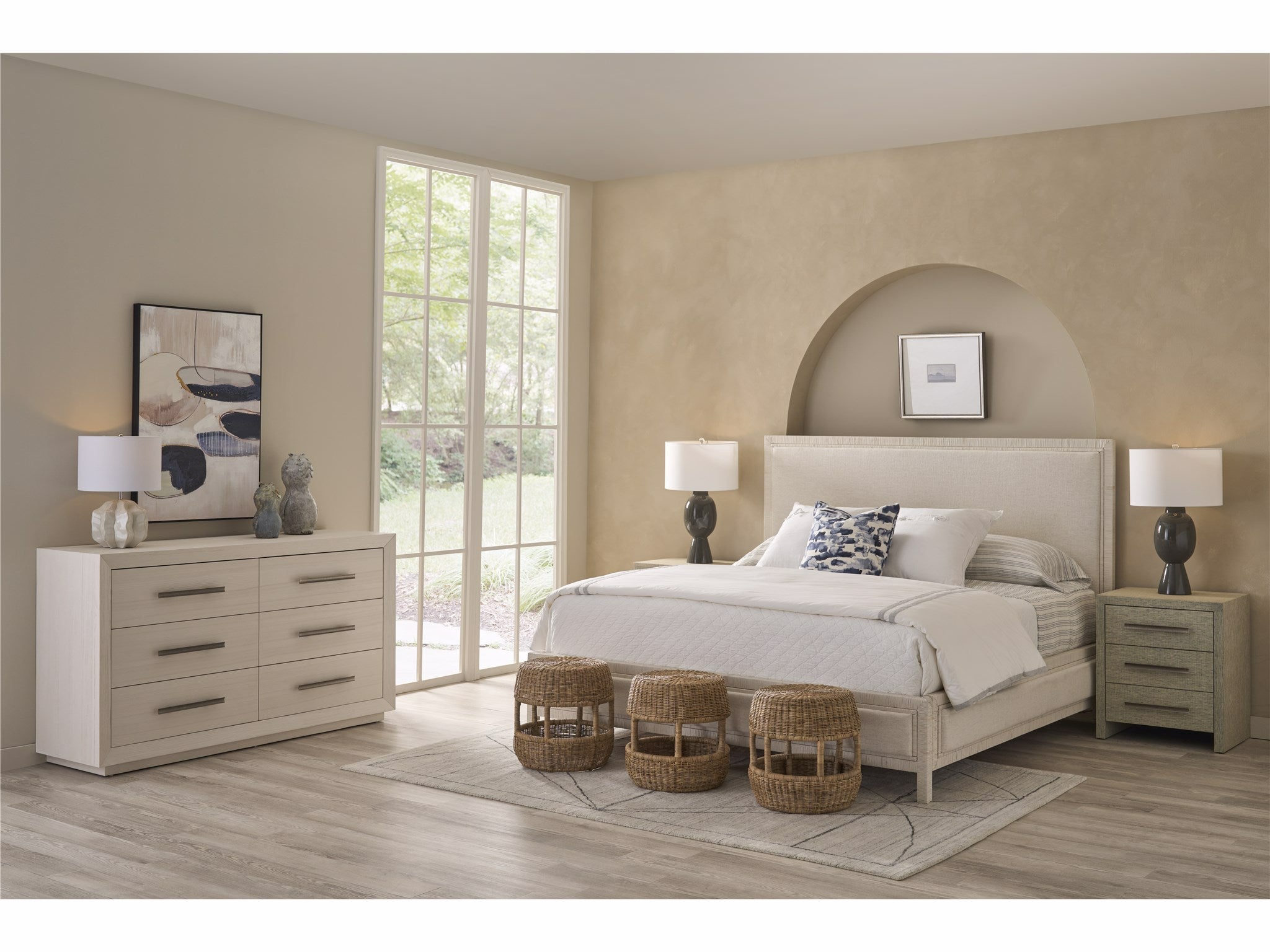 Universal Furniture Oasis Seascape Nightstand — 3 Drawer — Oasis Collection