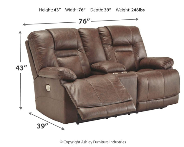 Wurstrow Power Reclining Sofa and Loveseat