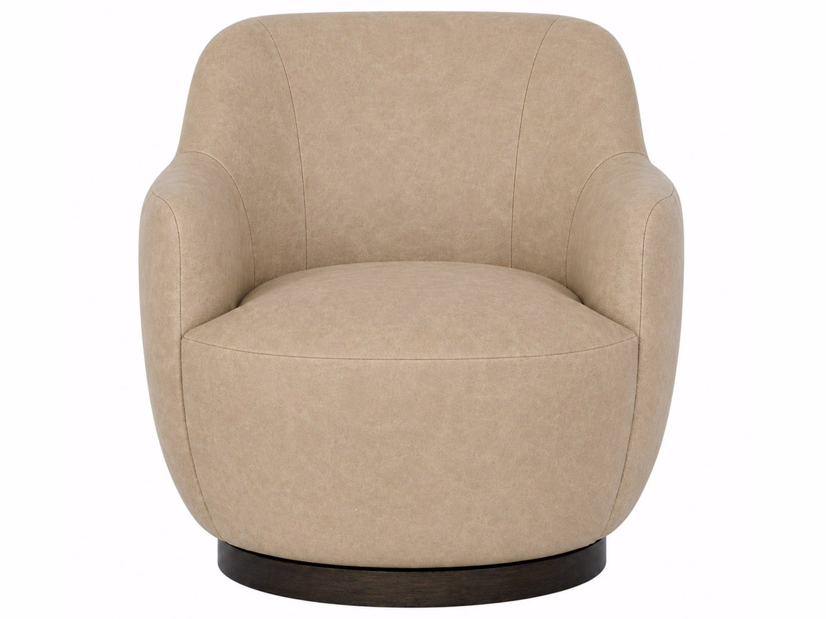 Universal Furniture Chloe Swivel Chair — El Paso Ivory — Chloe Collection