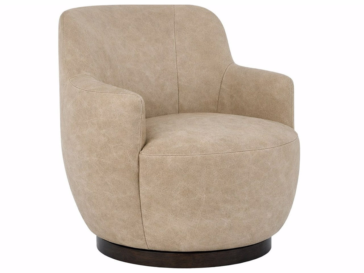 Universal Furniture Chloe Swivel Chair — El Paso Ivory — Chloe Collection
