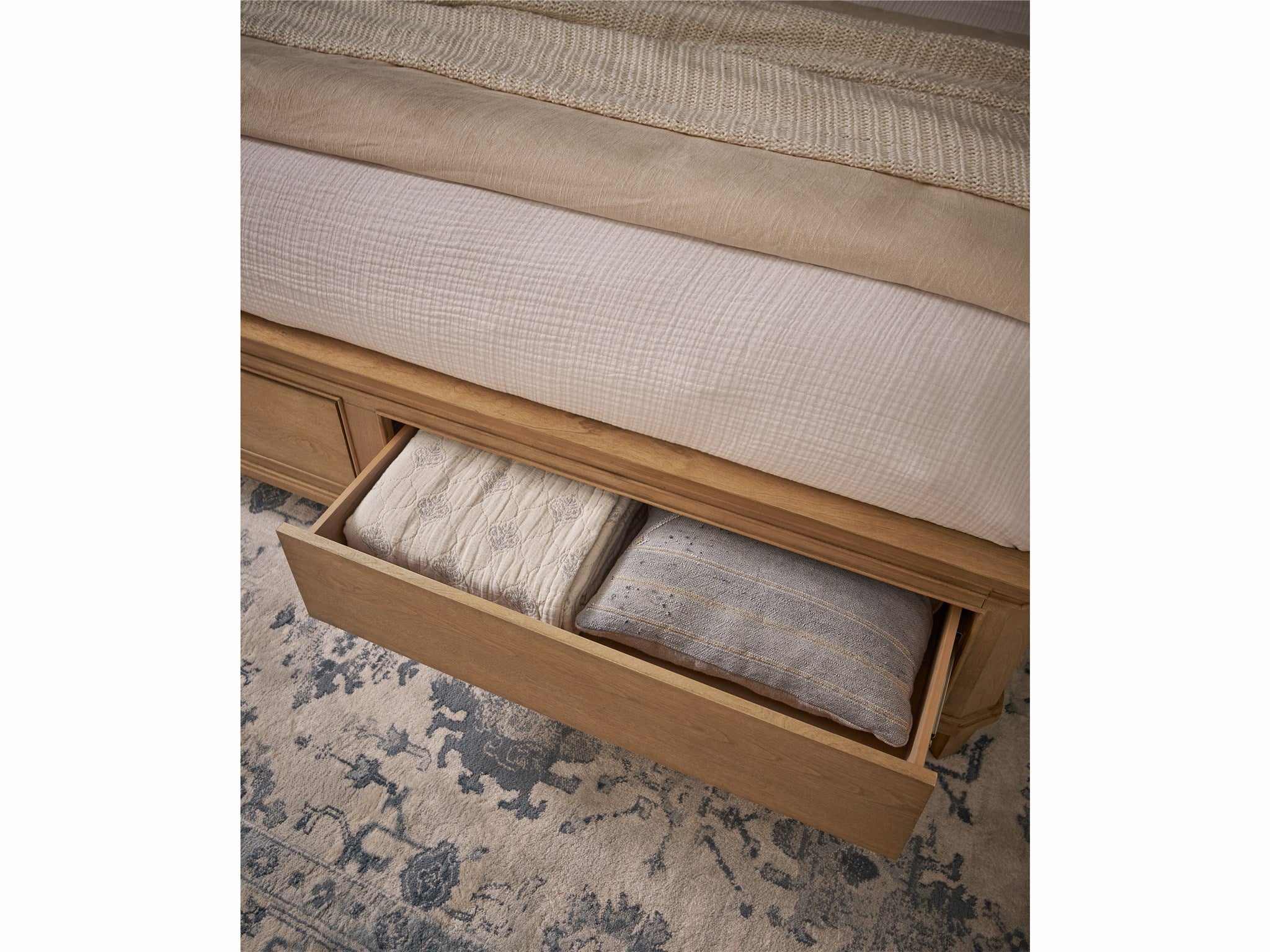 Universal Furniture Brindle Storage Bed — Birchaven Collection