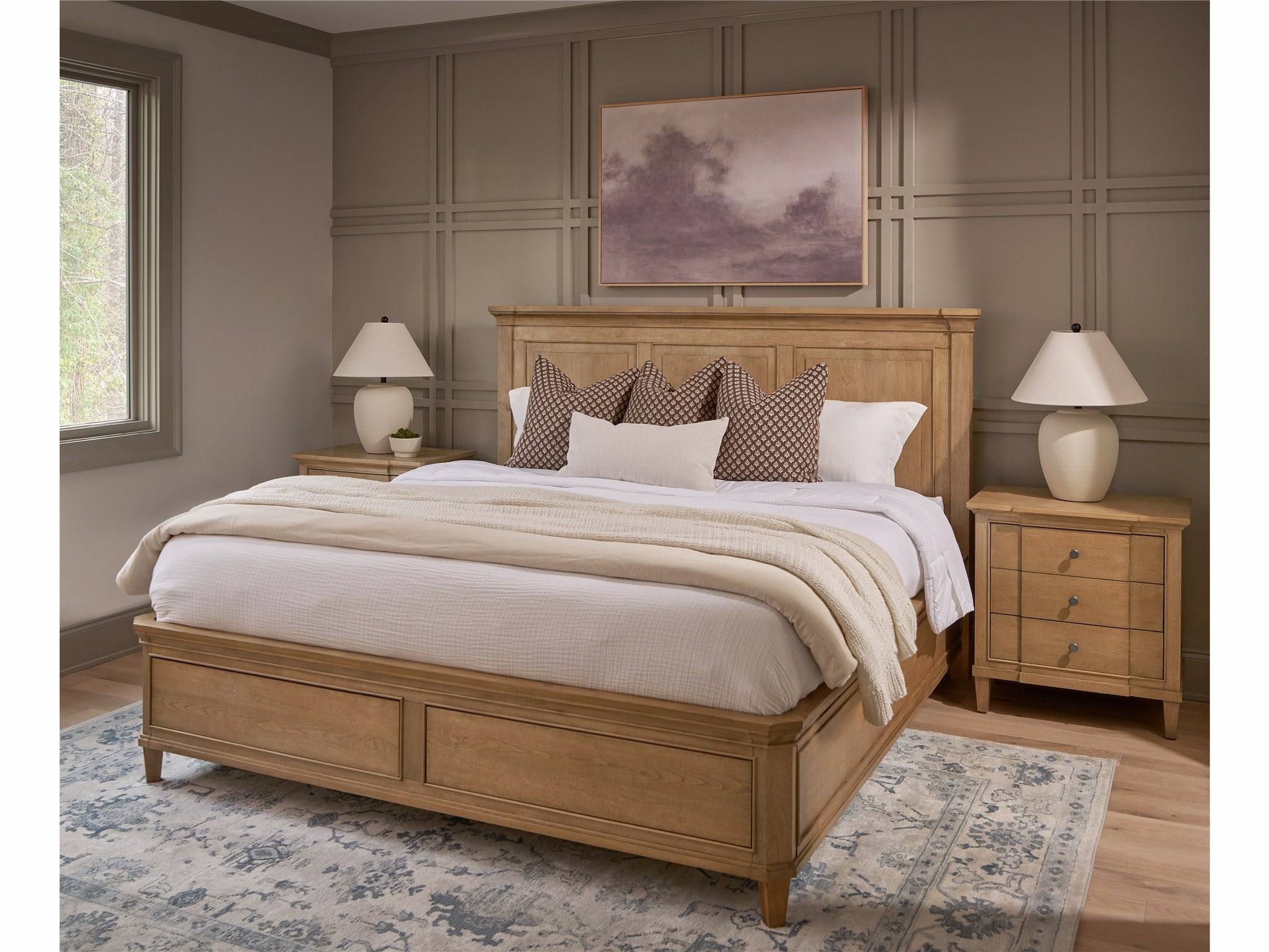 Universal Furniture Brindle Storage Bed — Birchaven Collection
