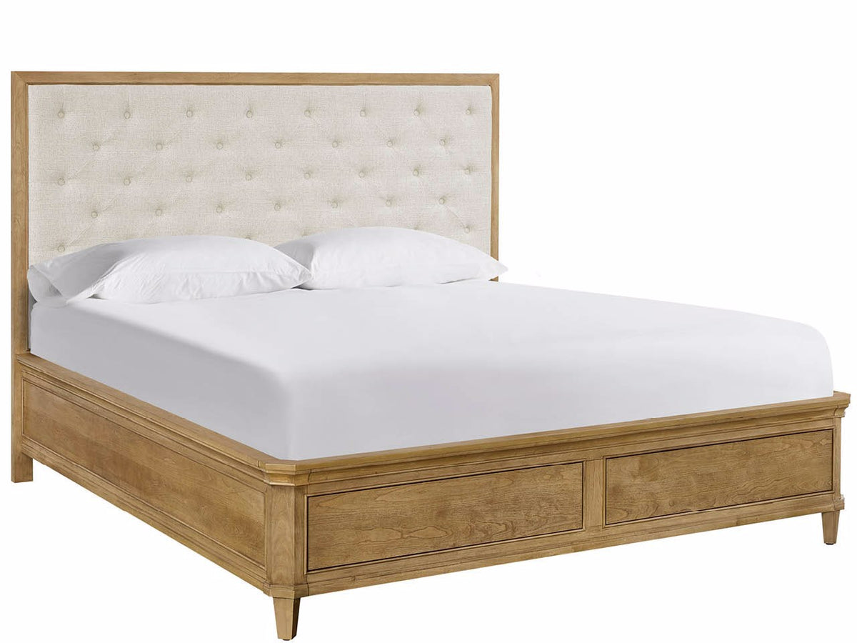 Universal Furniture Brindle Upholstered Storage Bed — Birchaven Collection
