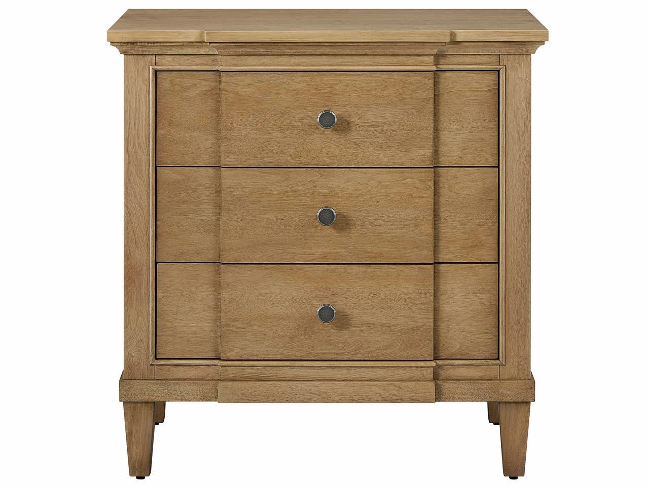 Universal Furniture Birchaven Brindle Nightstand — 3 Drawer — Birchaven Collection