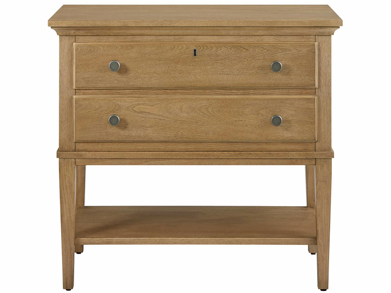 Universal Furniture Birchaven Brindle Nightstand — 2 Drawer — Birchaven Collection