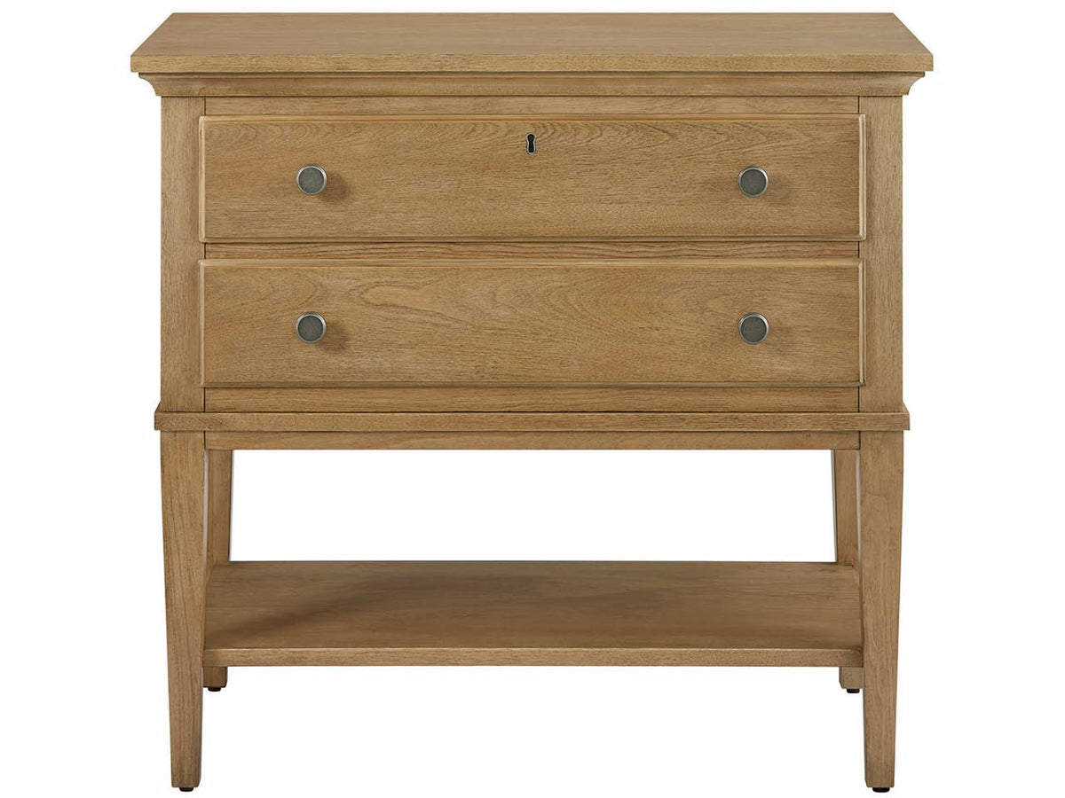 Universal Furniture Birchaven Brindle Nightstand — 2 Drawer — Birchaven Collection