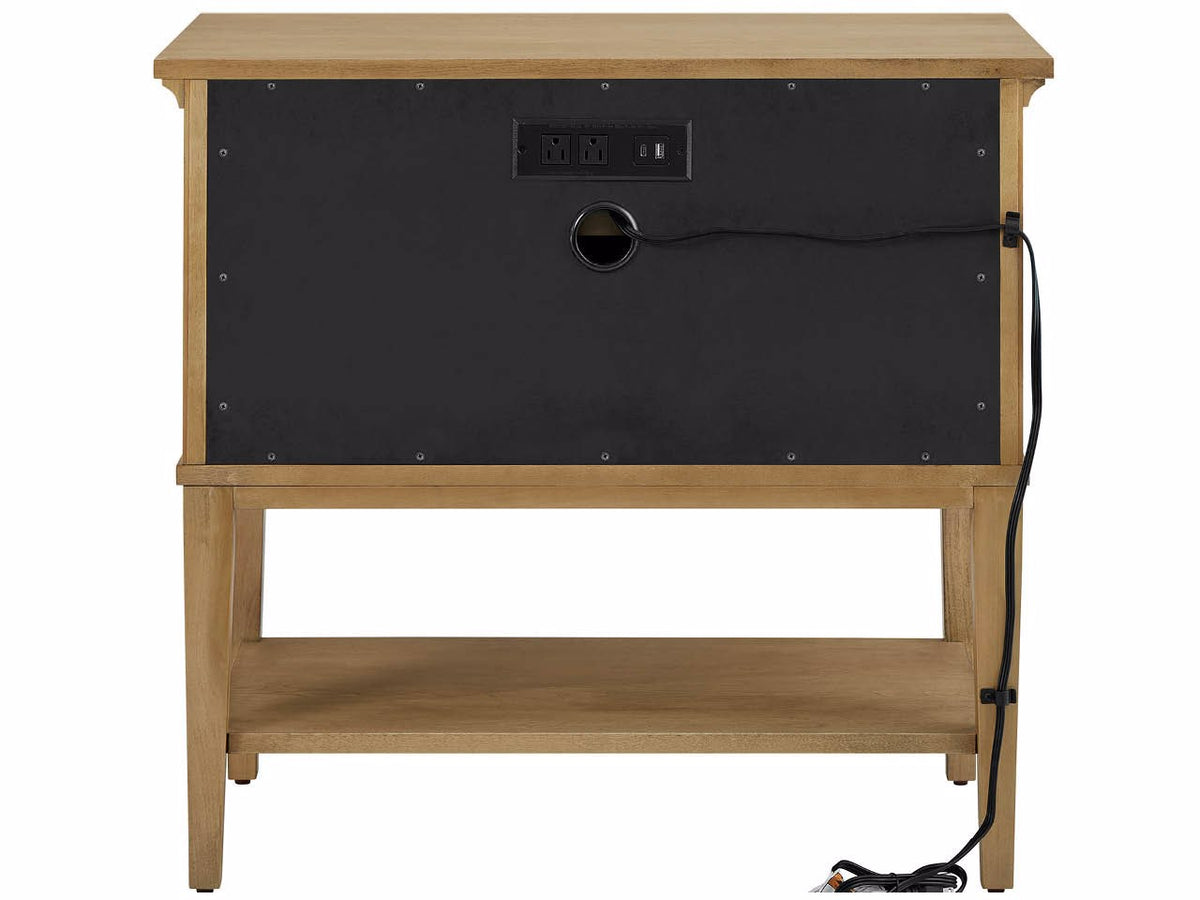 Universal Furniture Birchaven Brindle Nightstand — 2 Drawer — Birchaven Collection
