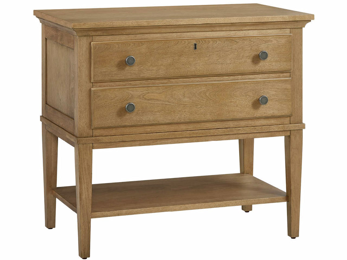 Universal Furniture Birchaven Brindle Nightstand — 2 Drawer — Birchaven Collection