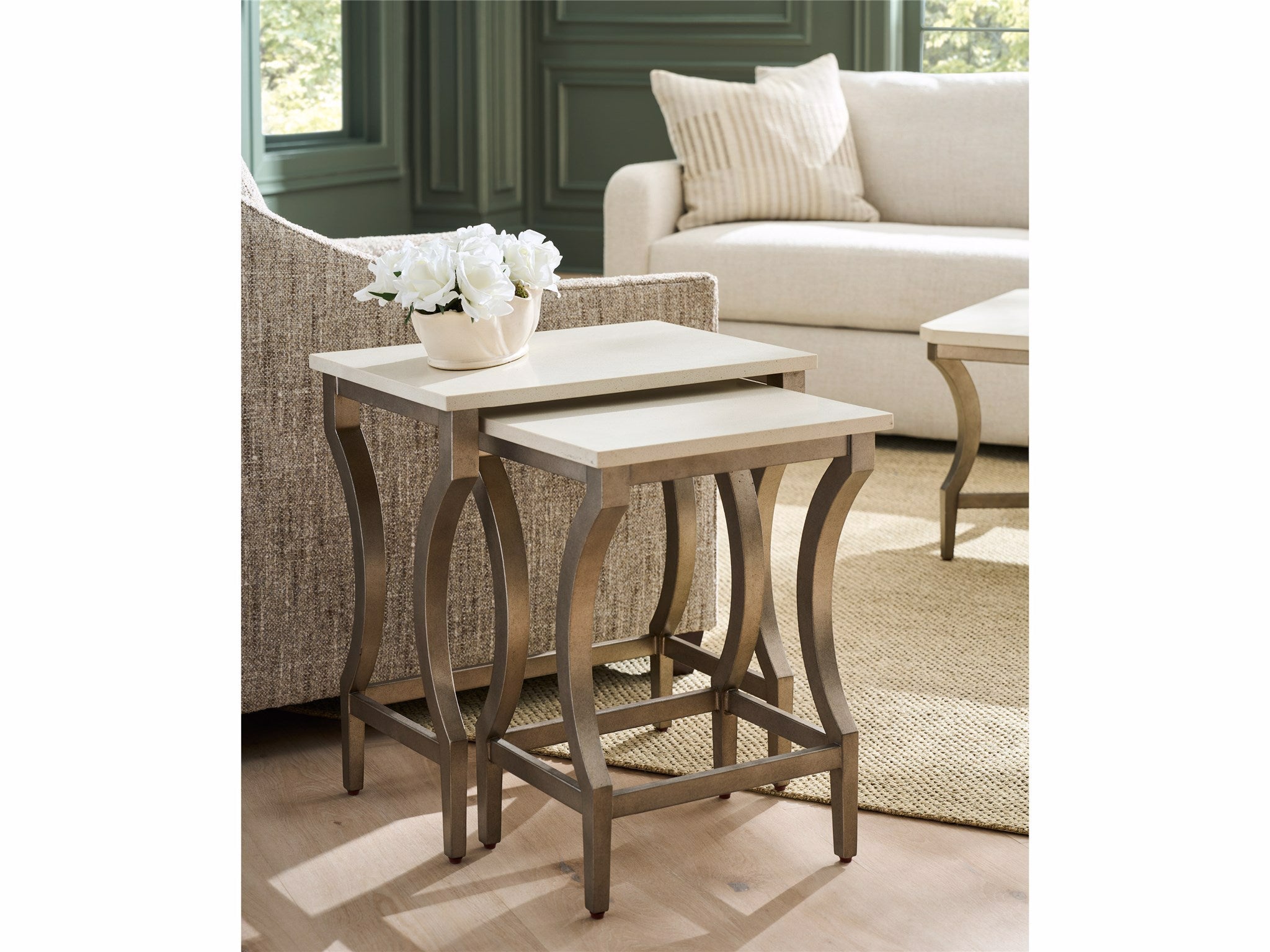 Universal Furniture Birchaven Nesting Tables — Birchaven Collection