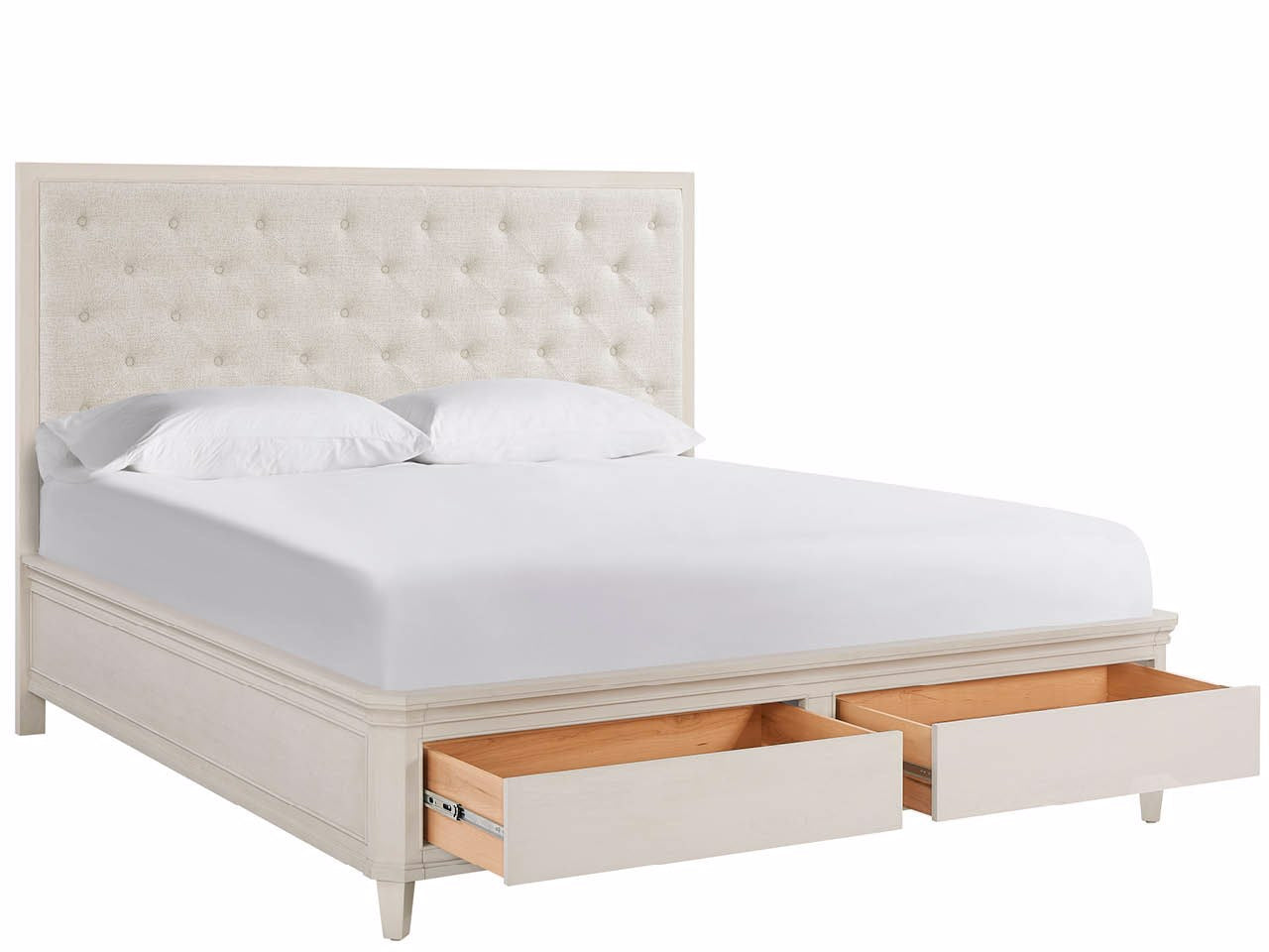 Universal Furniture Willow Upholstered Storage Bed — Birchaven Collection