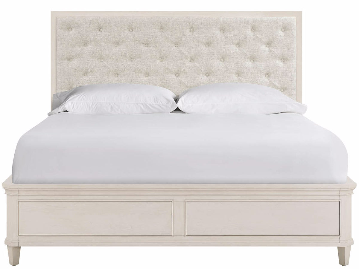 Universal Furniture Willow Upholstered Storage Bed — Birchaven Collection