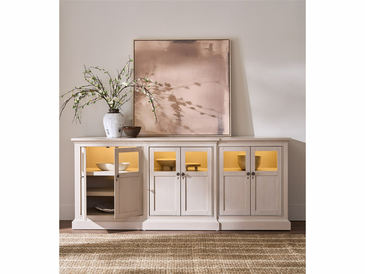 Universal Furniture Birchaven Willow Credenza — 6 Door — Birchaven Collection