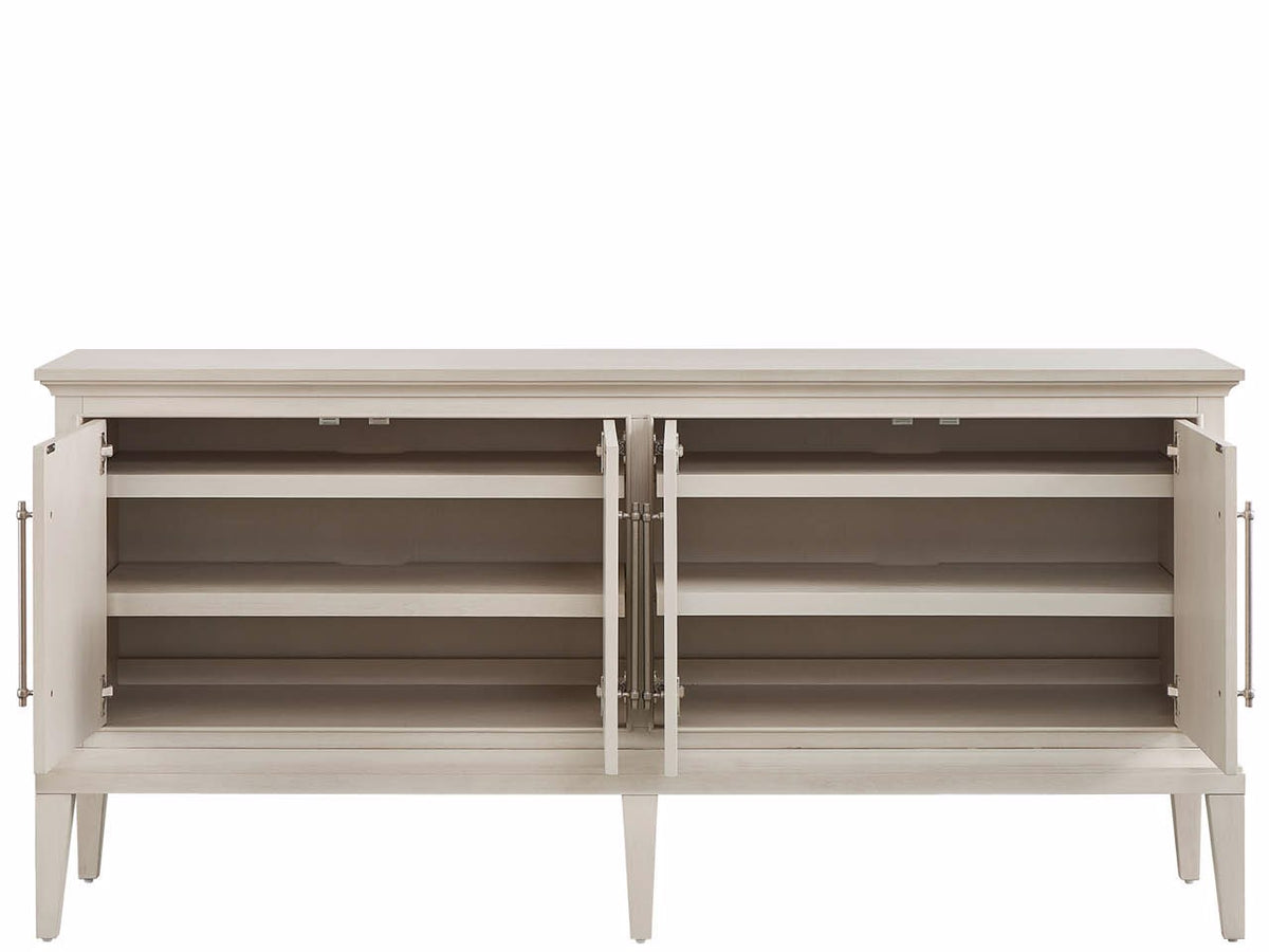 Universal Furniture Birchaven Willow Credenza — 4 Door — Birchaven Collection