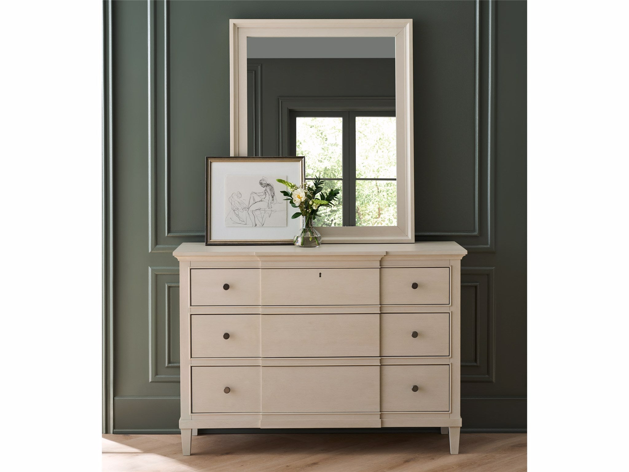 Universal Furniture Birchaven Willow Dresser — 3 Drawer — Birchaven Collection