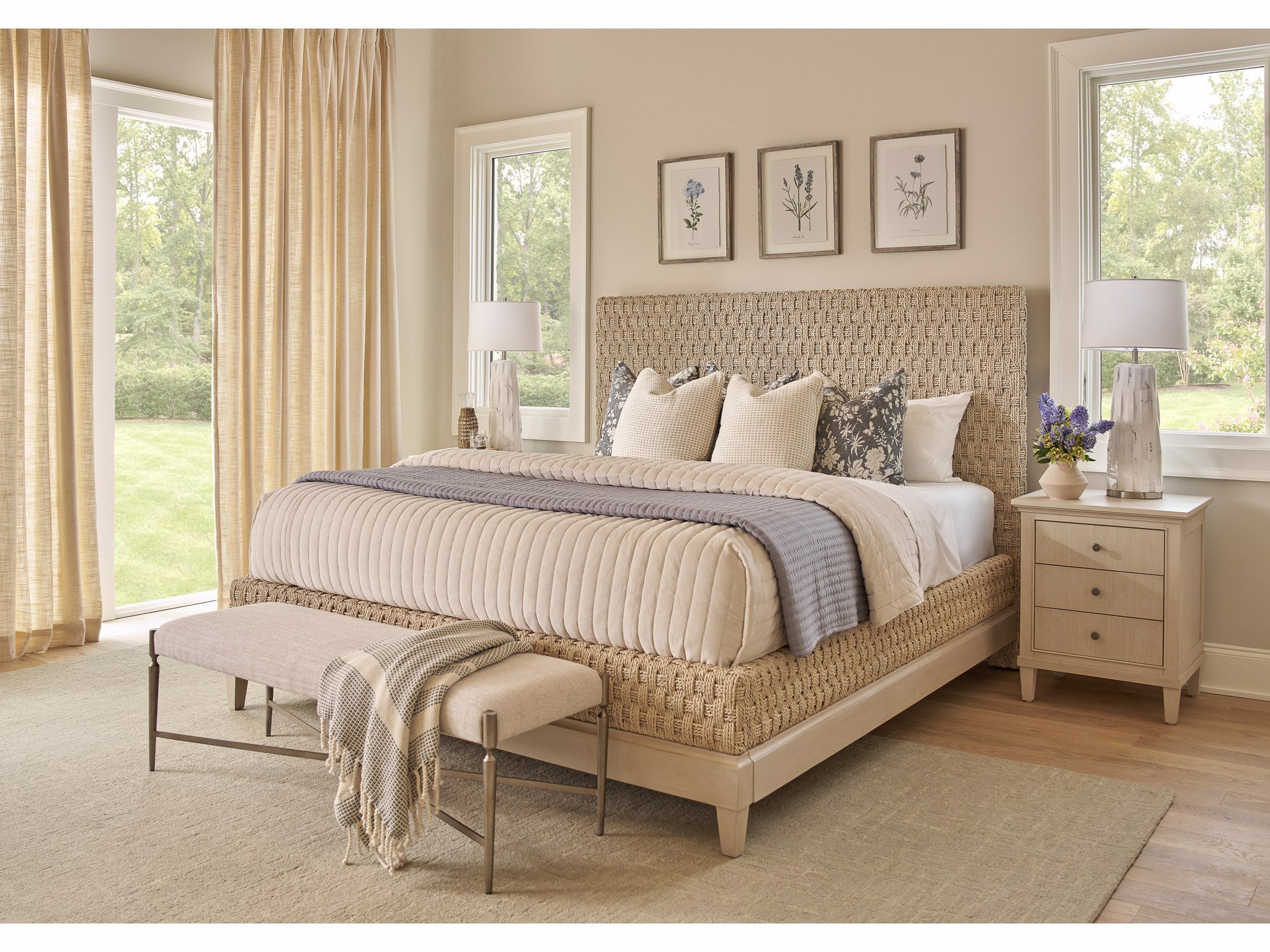 Universal Furniture Meadow Nightstand — Birchaven Collection