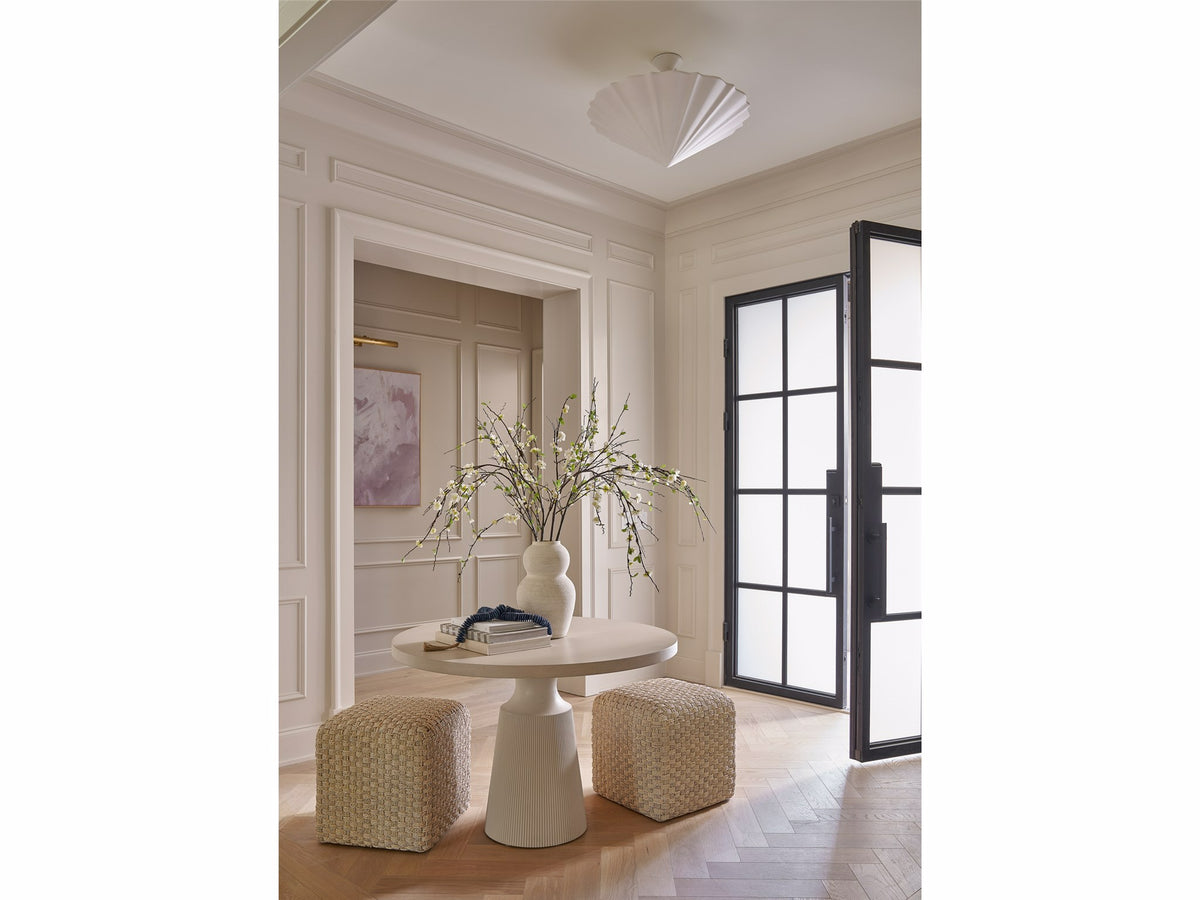 Universal Furniture Woven Pouf — Birchaven Collection