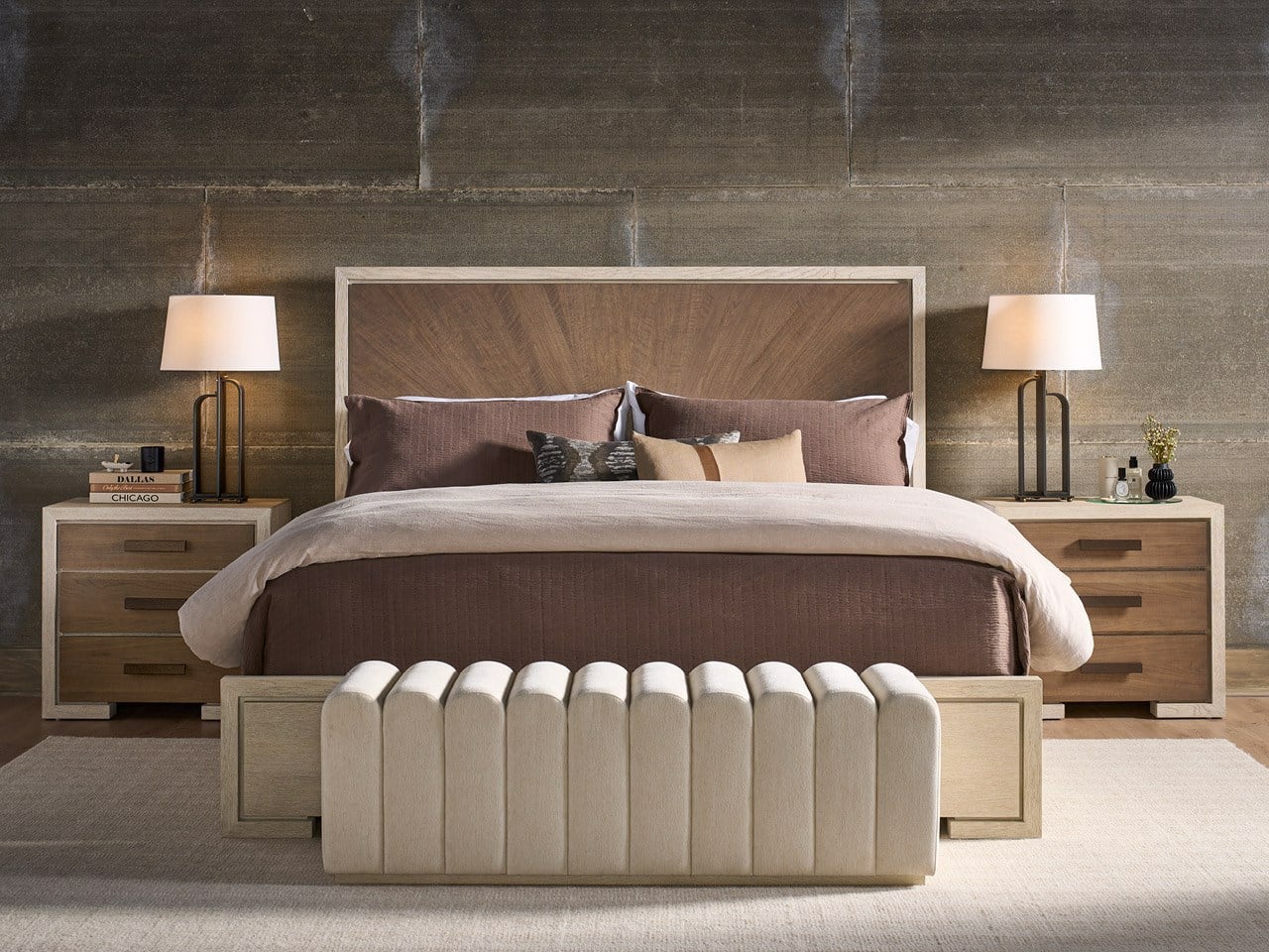 Universal Furniture Strata Bench — Modern Collection