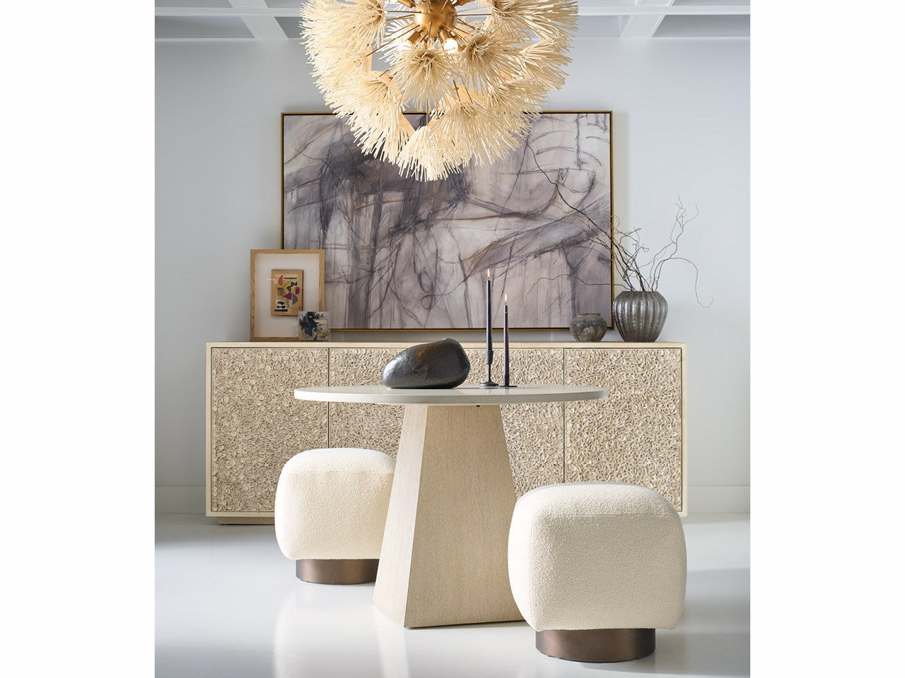 Universal Furniture Sola Pouf — Modern Collection