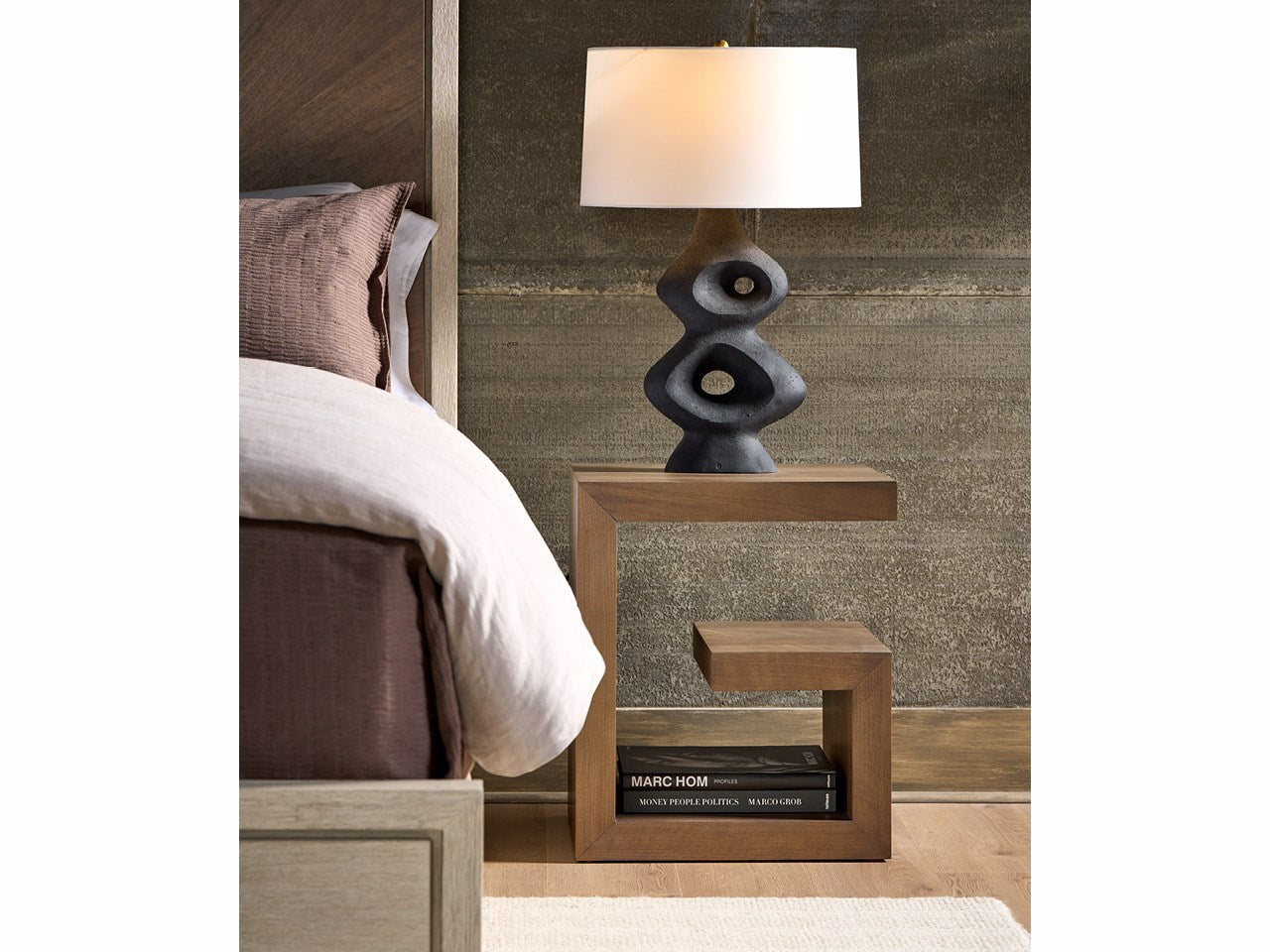 Universal Furniture Haze Bedside Table — Modern Collection