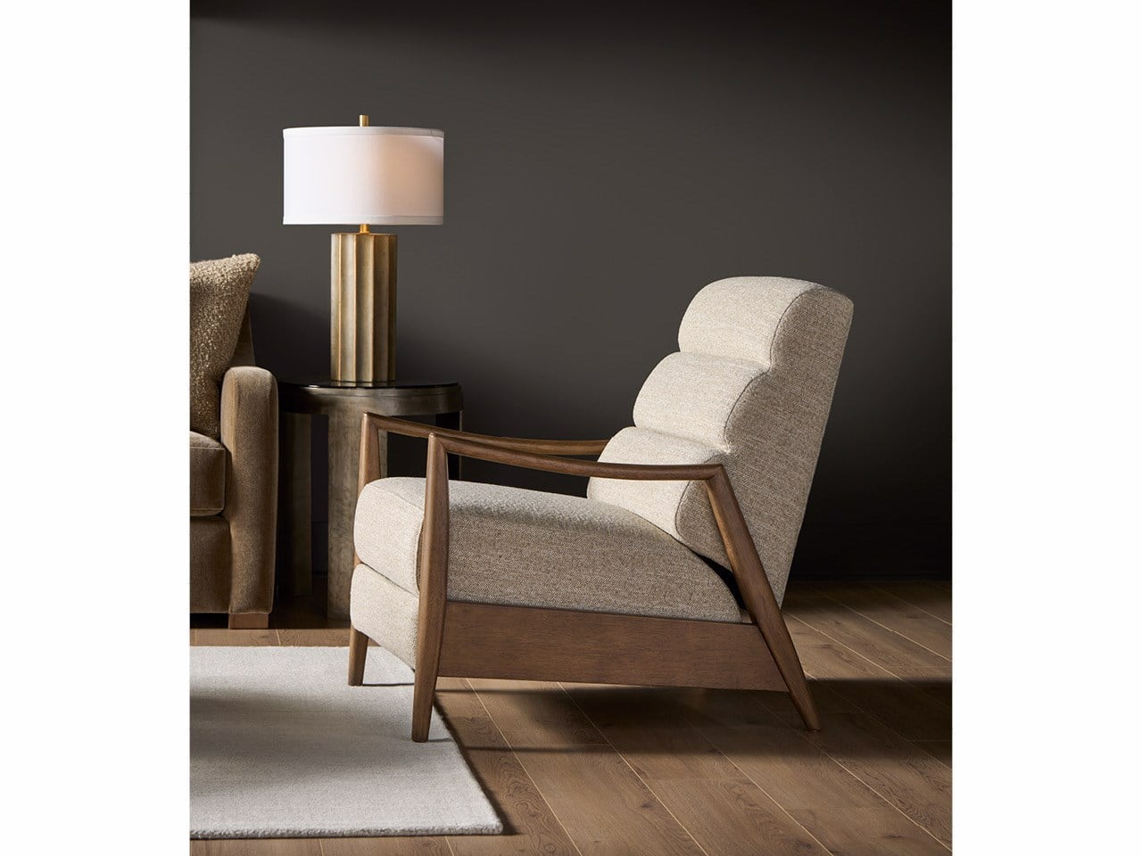 Universal Furniture Lucca Recliner — Mykal Sandstone — Lucca Collection