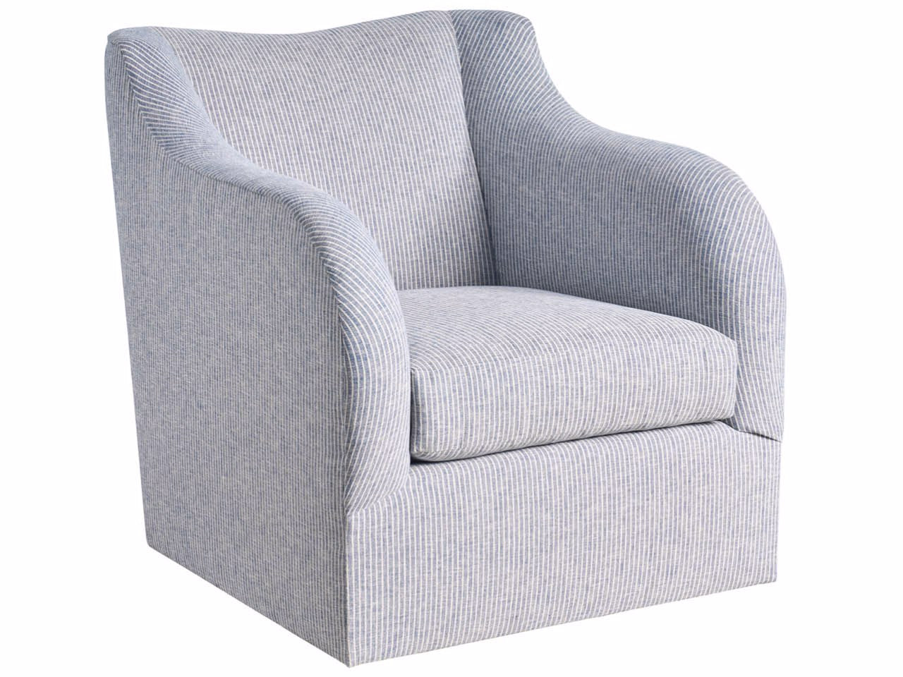 Universal Furniture Camille Swivel Chair — Amherst Denim — Camille Collection