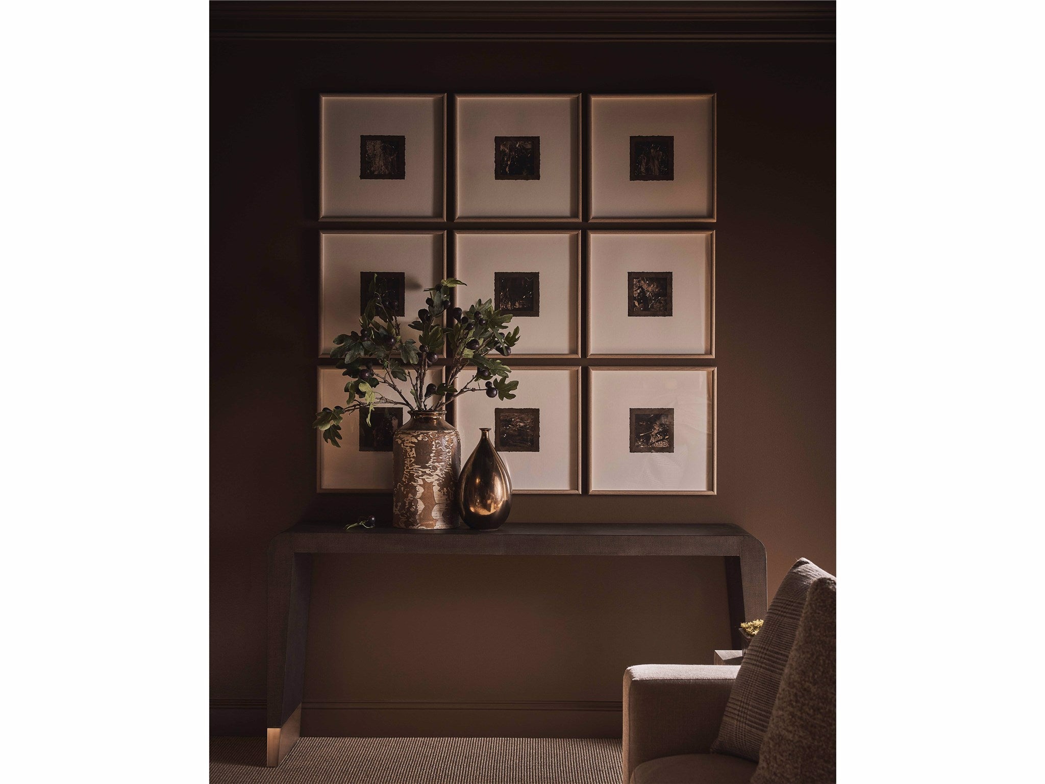 Universal Furniture Fenwick Embossed Console — Fenwick Collection